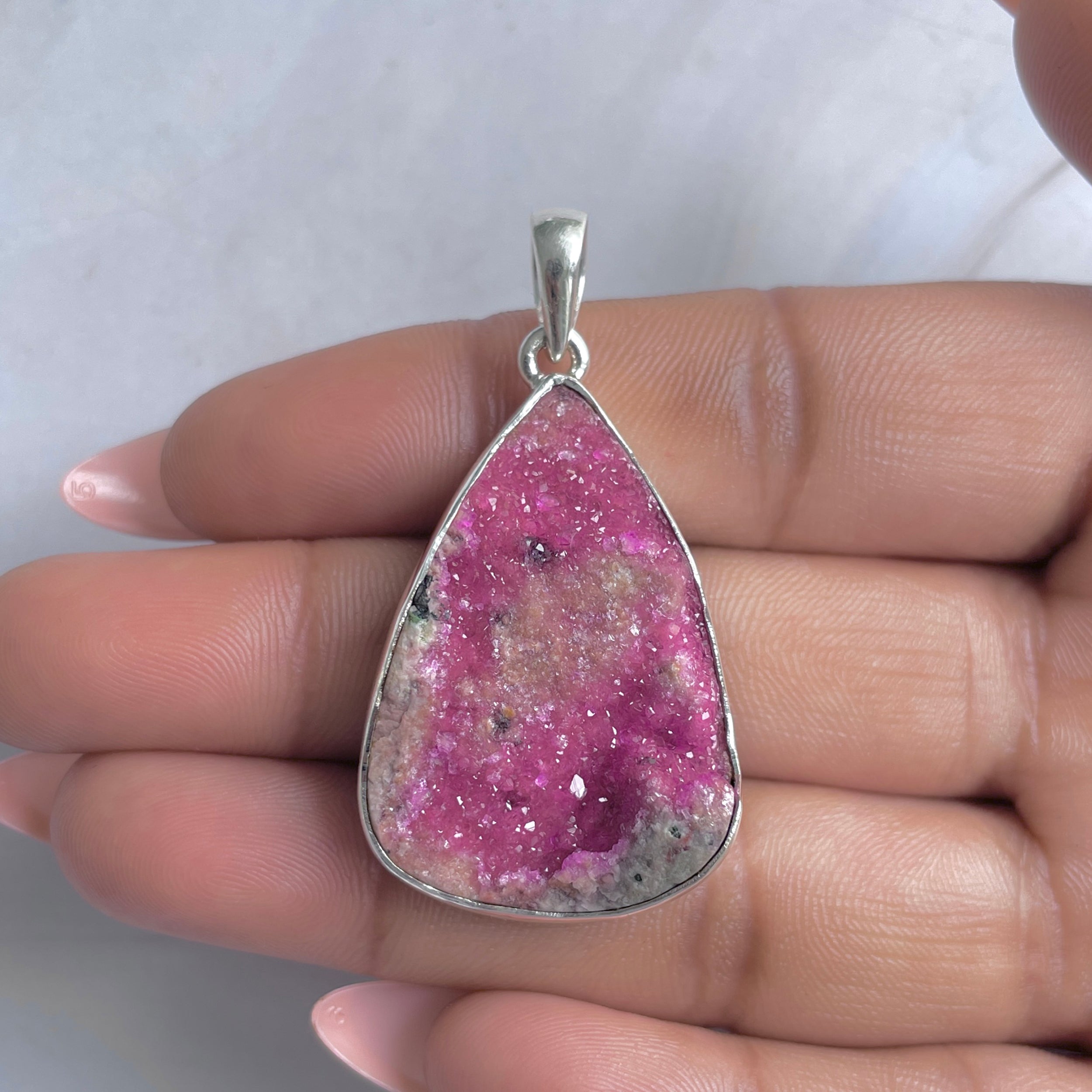 Cobalt Calcite Pendant-(CBC-P-84.)