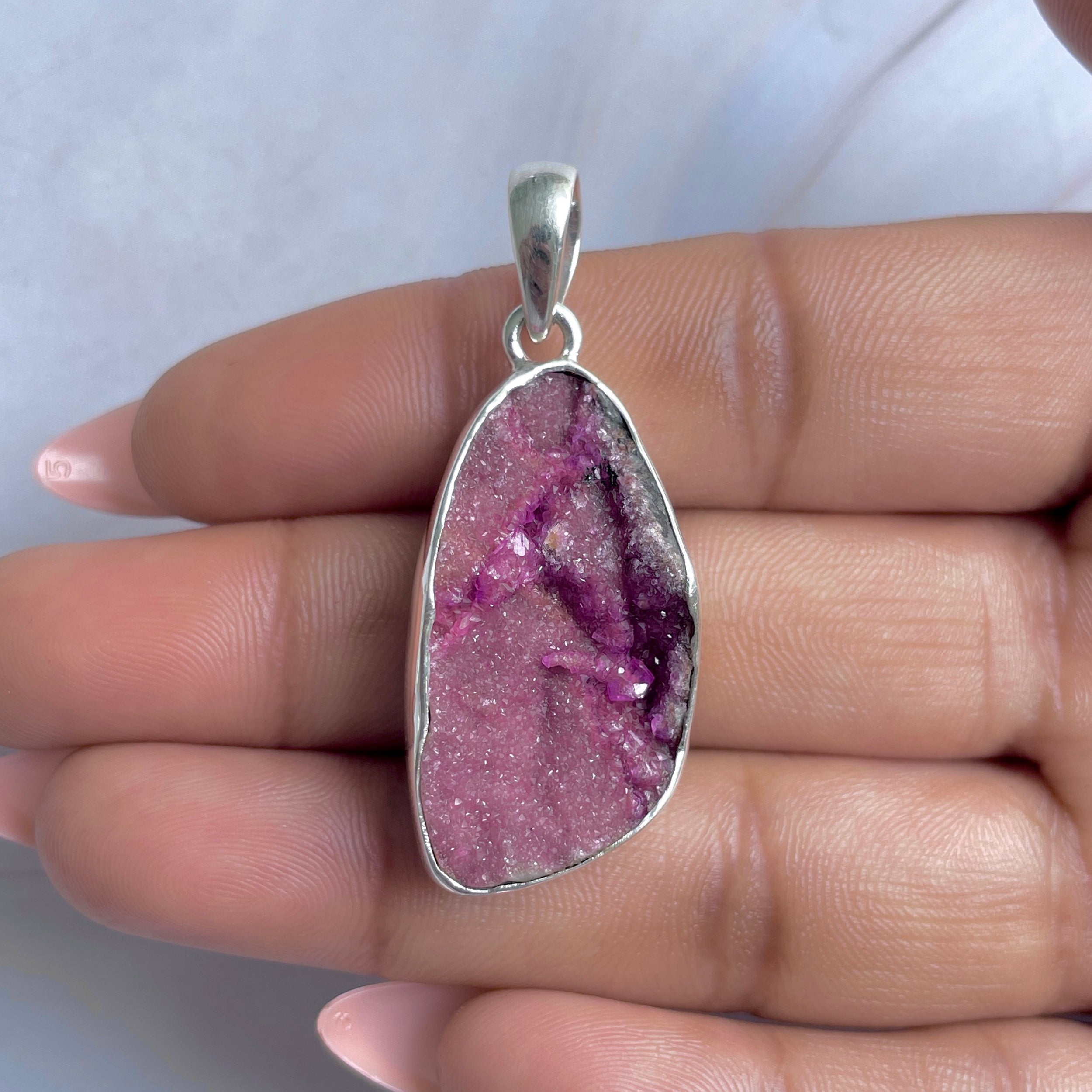 Cobalt Calcite Pendant-(CBC-P-86.)