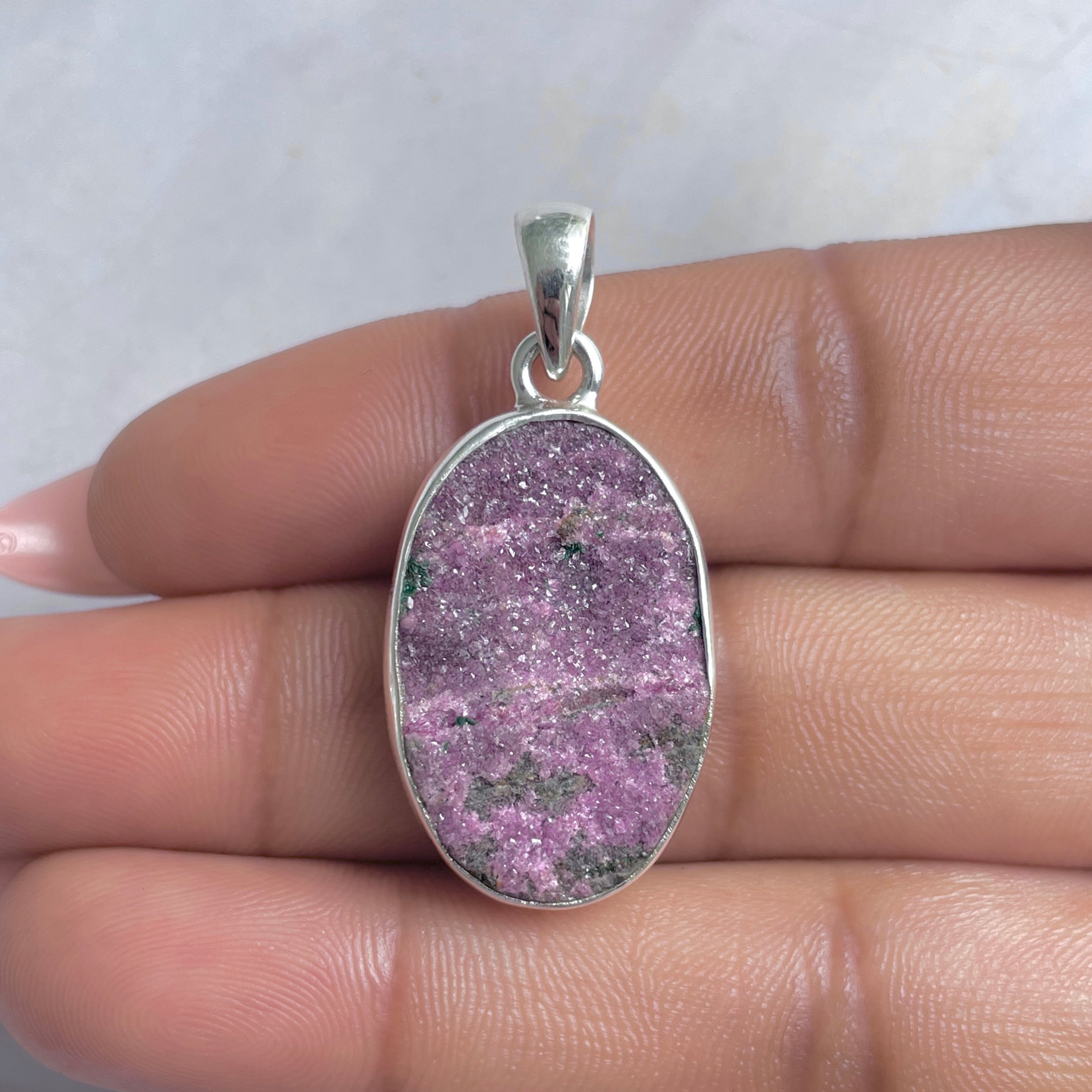 Cobalt Calcite Pendant-(CBC-P-87.)