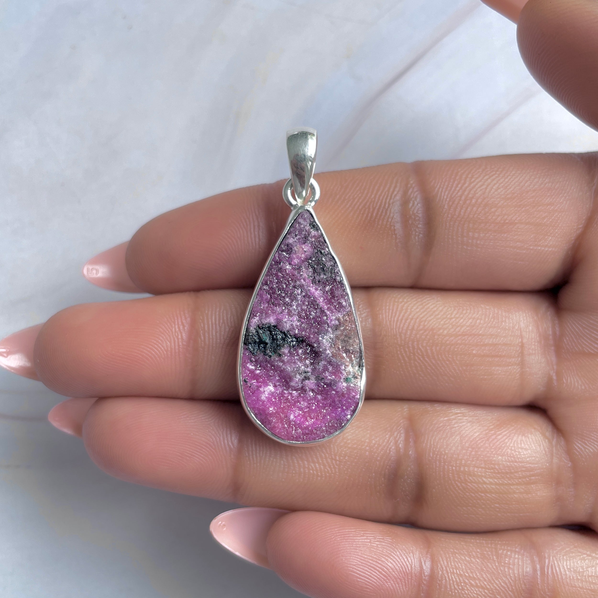 Cobalt Calcite Pendant-(CBC-P-91.)