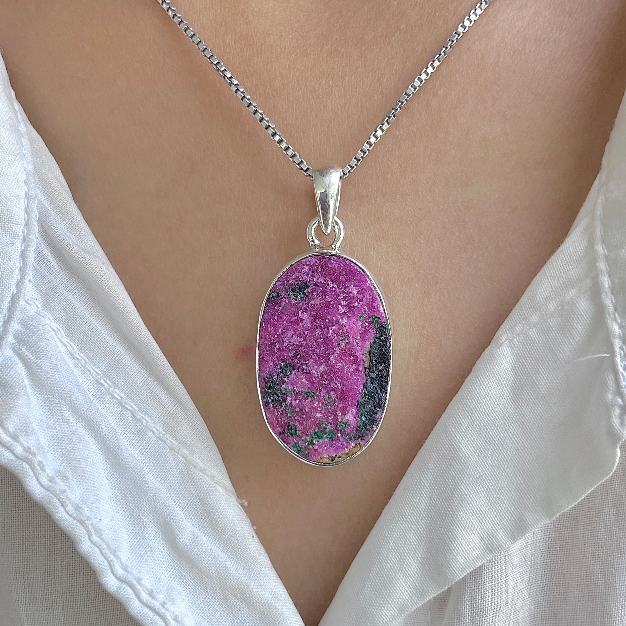 Cobalt Calcite Pendant-(CBC-P-93.)
