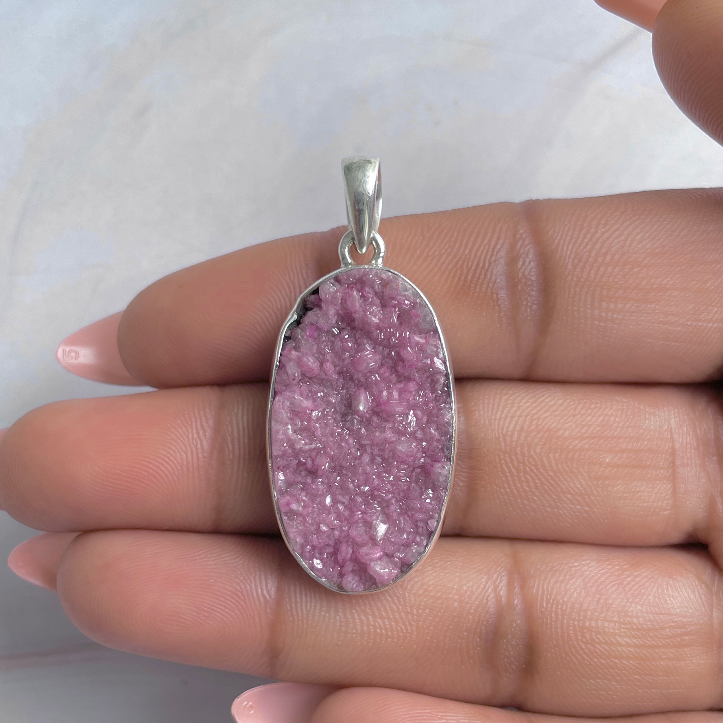 Cobalt Calcite Pendant-(CBC-P-97.)