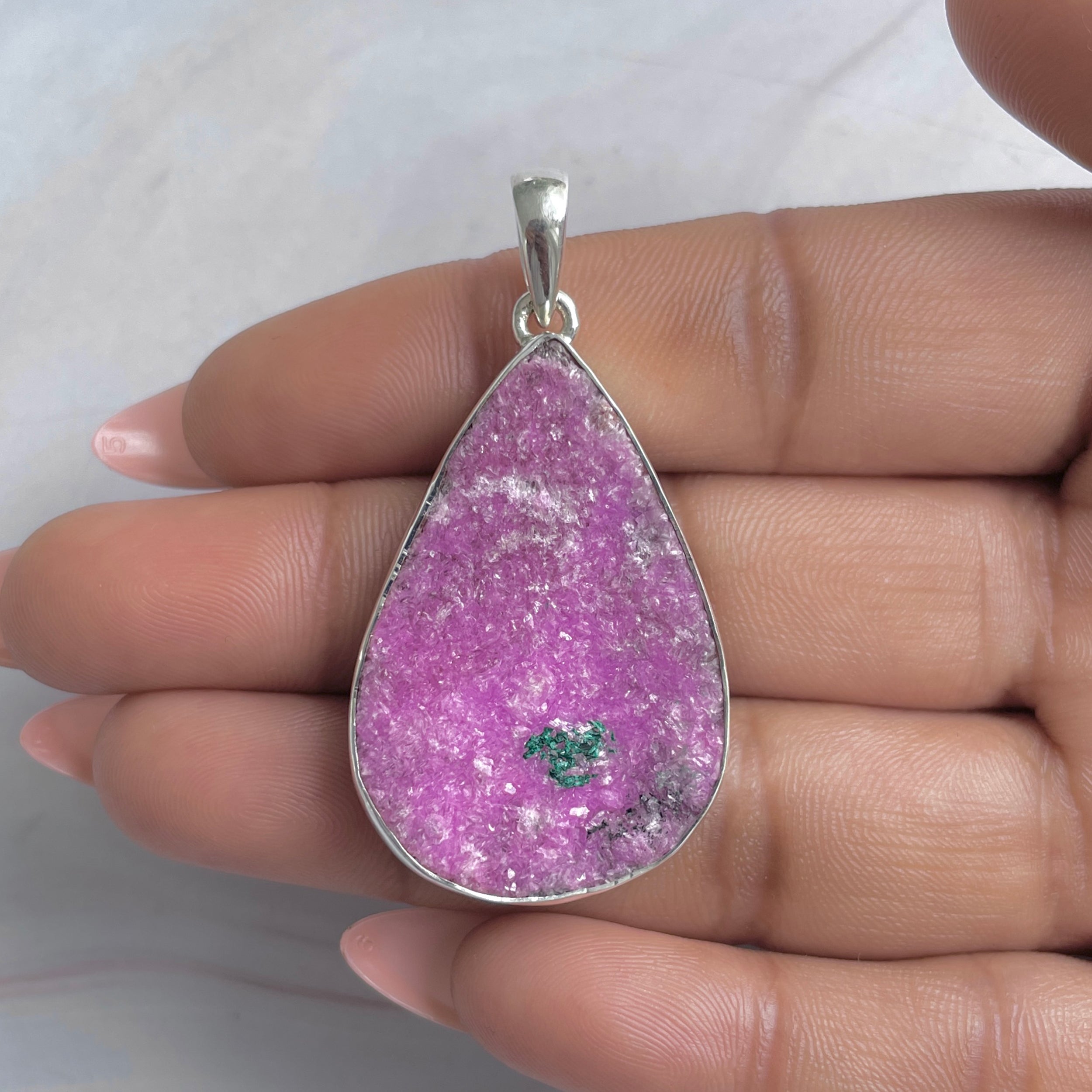 Cobalt Calcite Pendant-(CBC-P-98.)