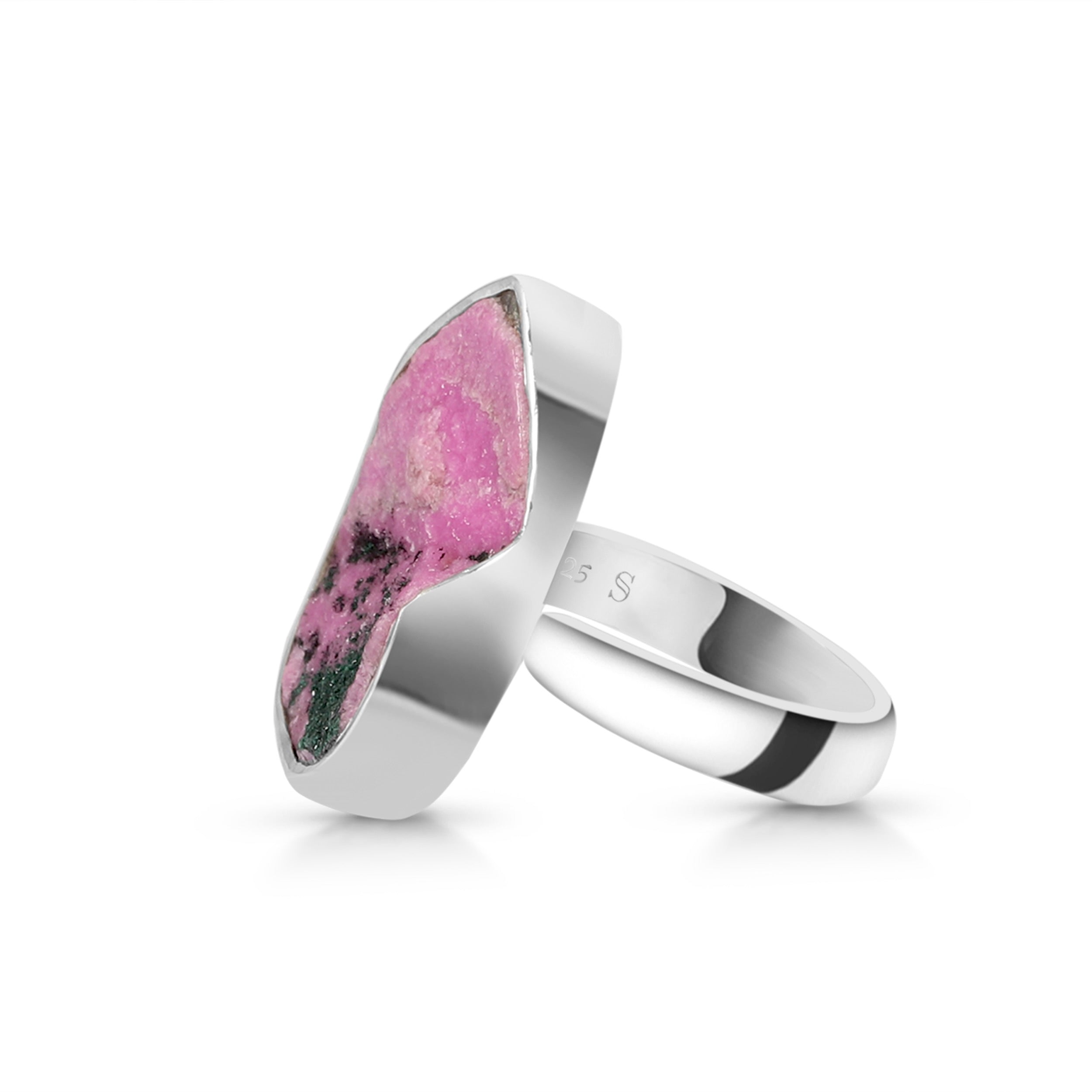 Cobalt Calcite Adjustable Ring-(CBC-R-13.)