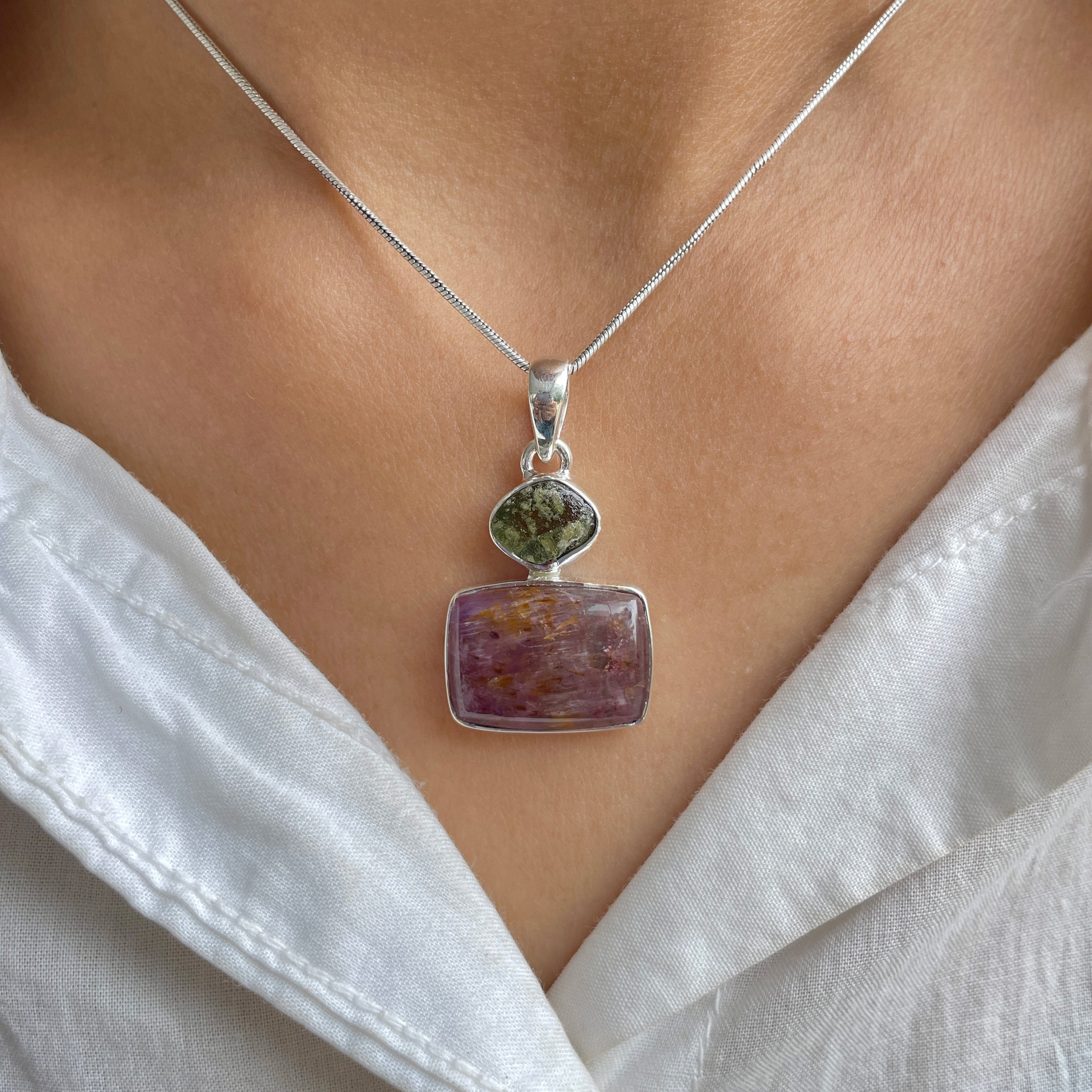 Cacoxenite Pendant-(CCOM-P-100.)