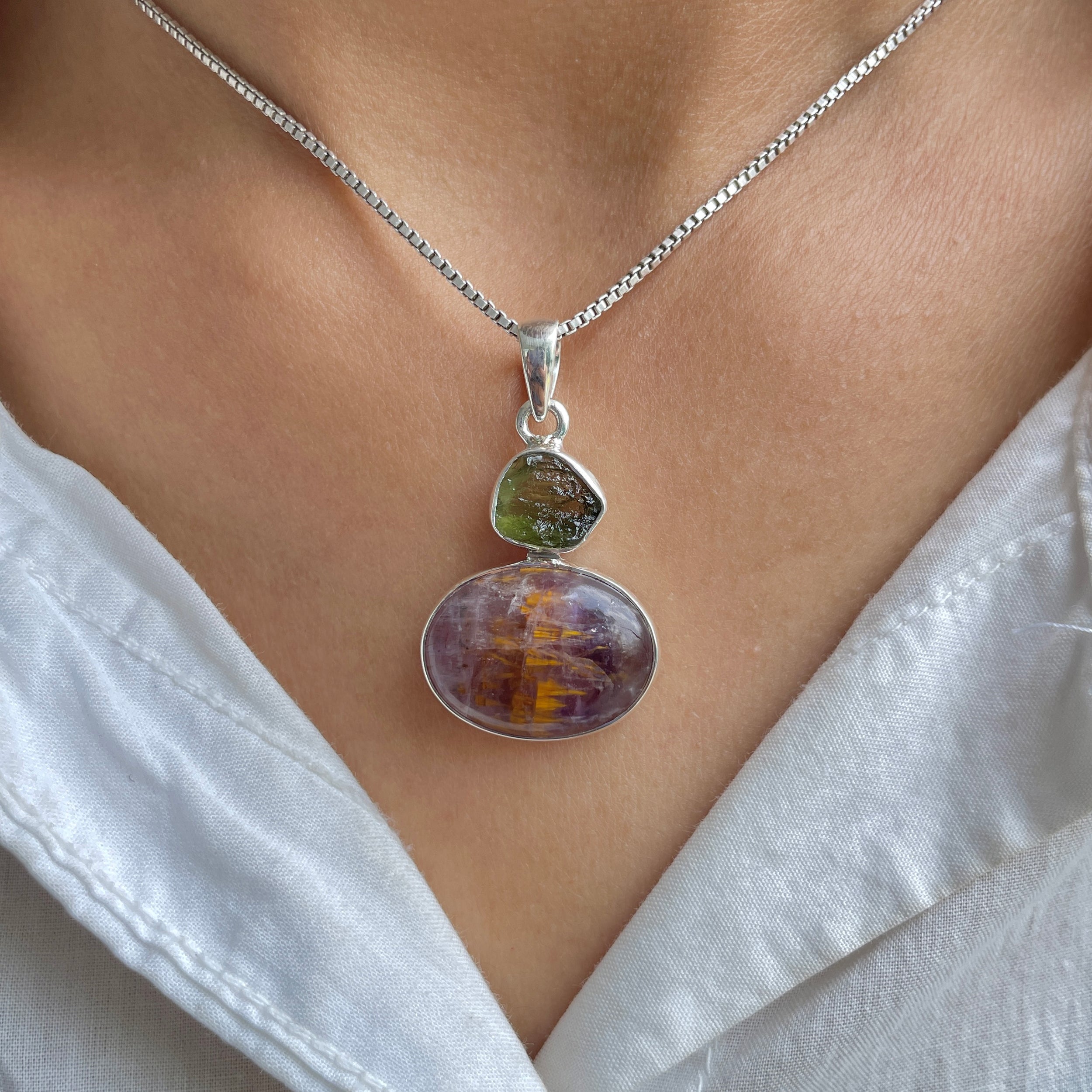 Cacoxenite Pendant-(CCOM-P-111.)