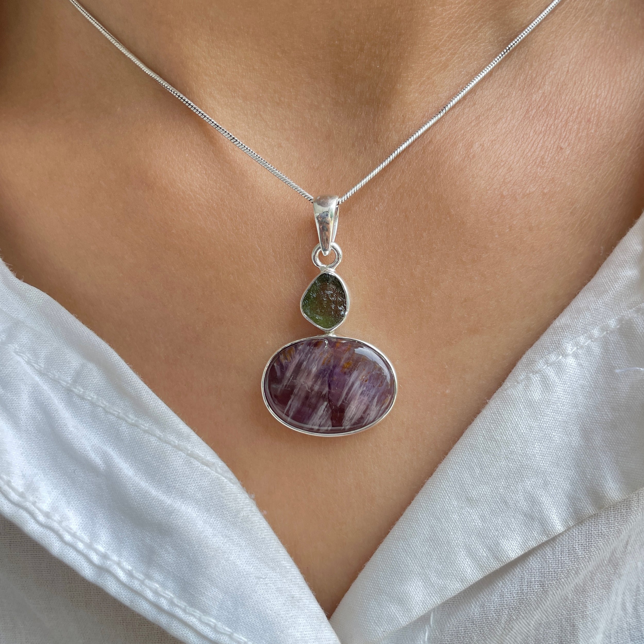 Cacoxenite Pendant-(CCOM-P-115.)