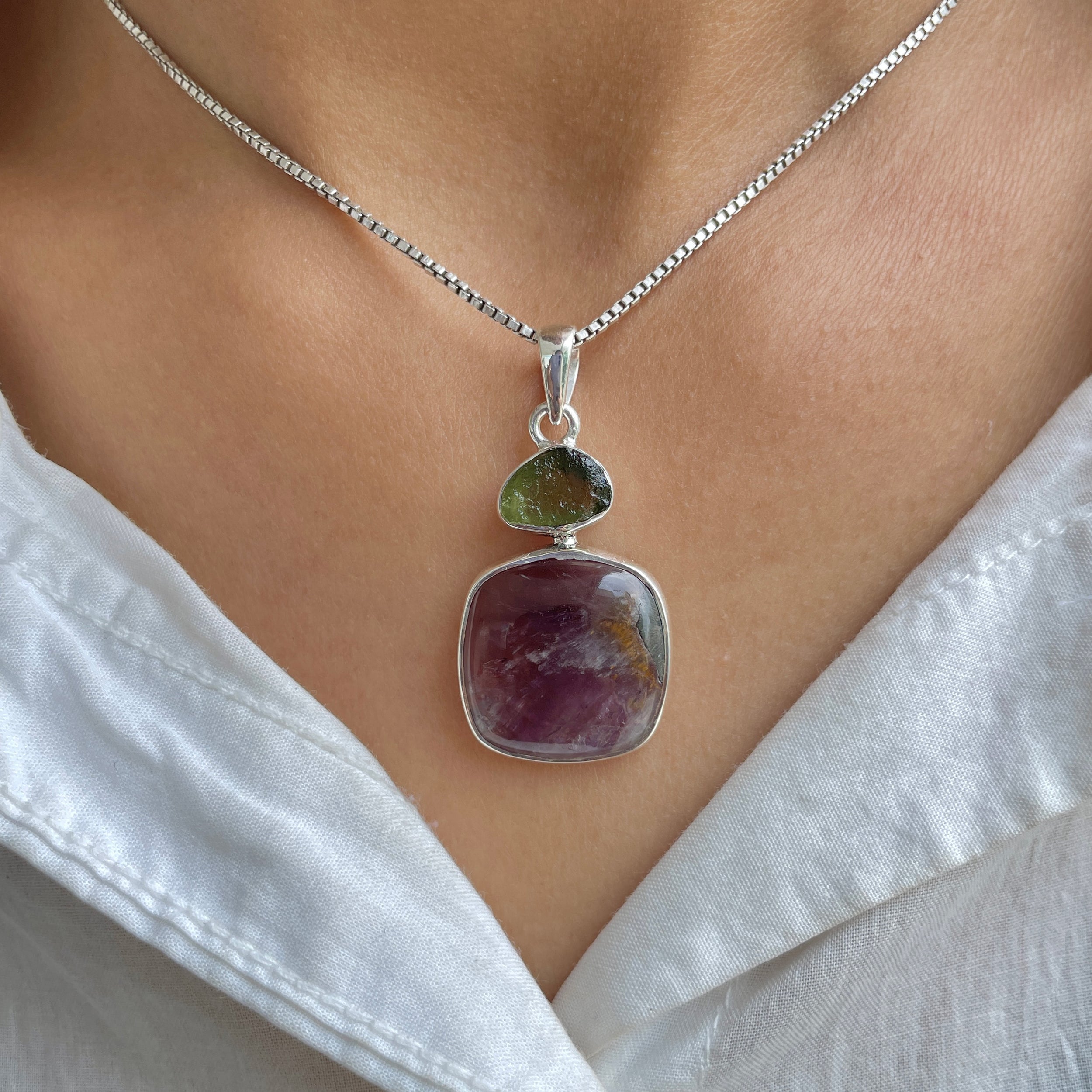 Cacoxenite Pendant-(CCOM-P-117.)