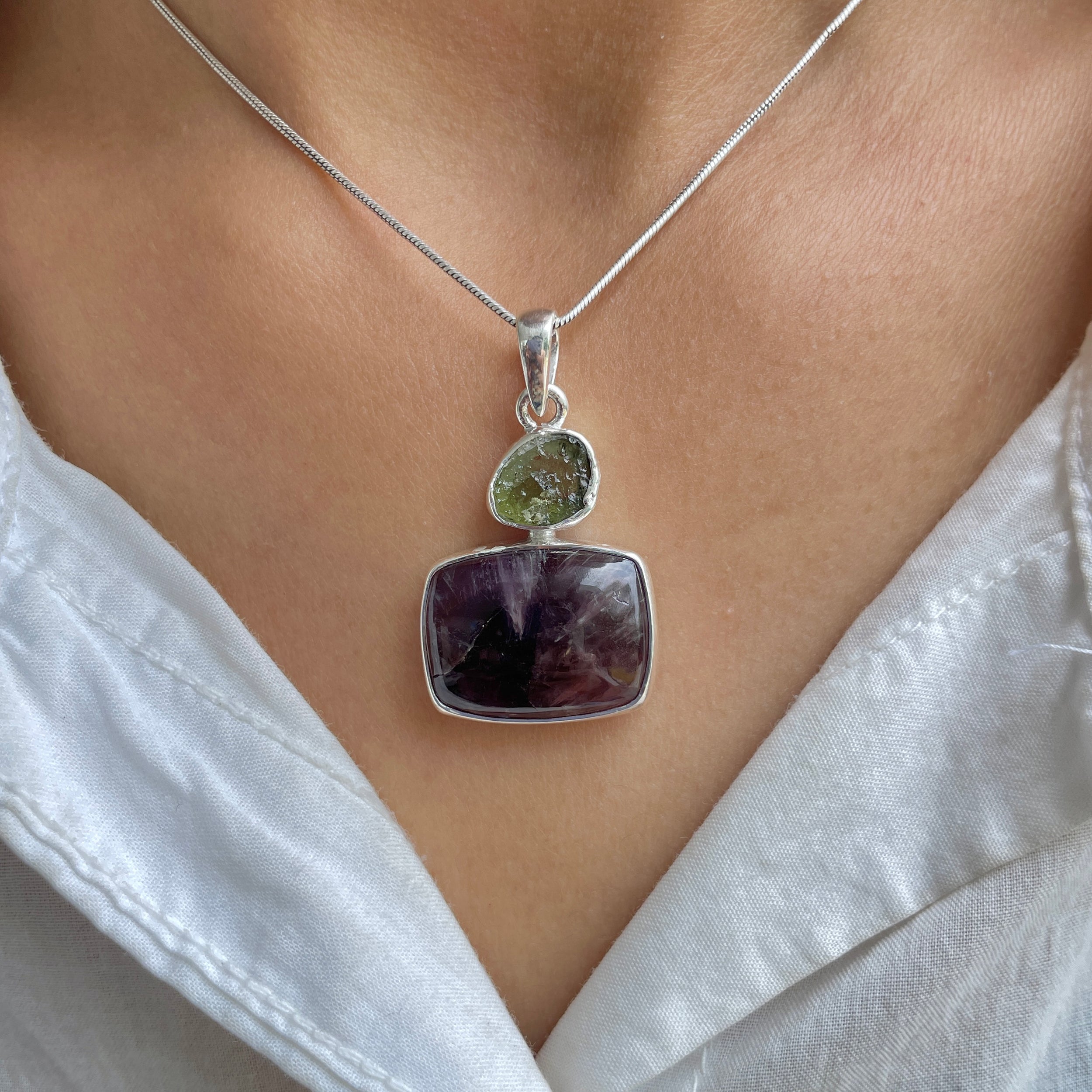 Cacoxenite Pendant-(CCOM-P-121.)