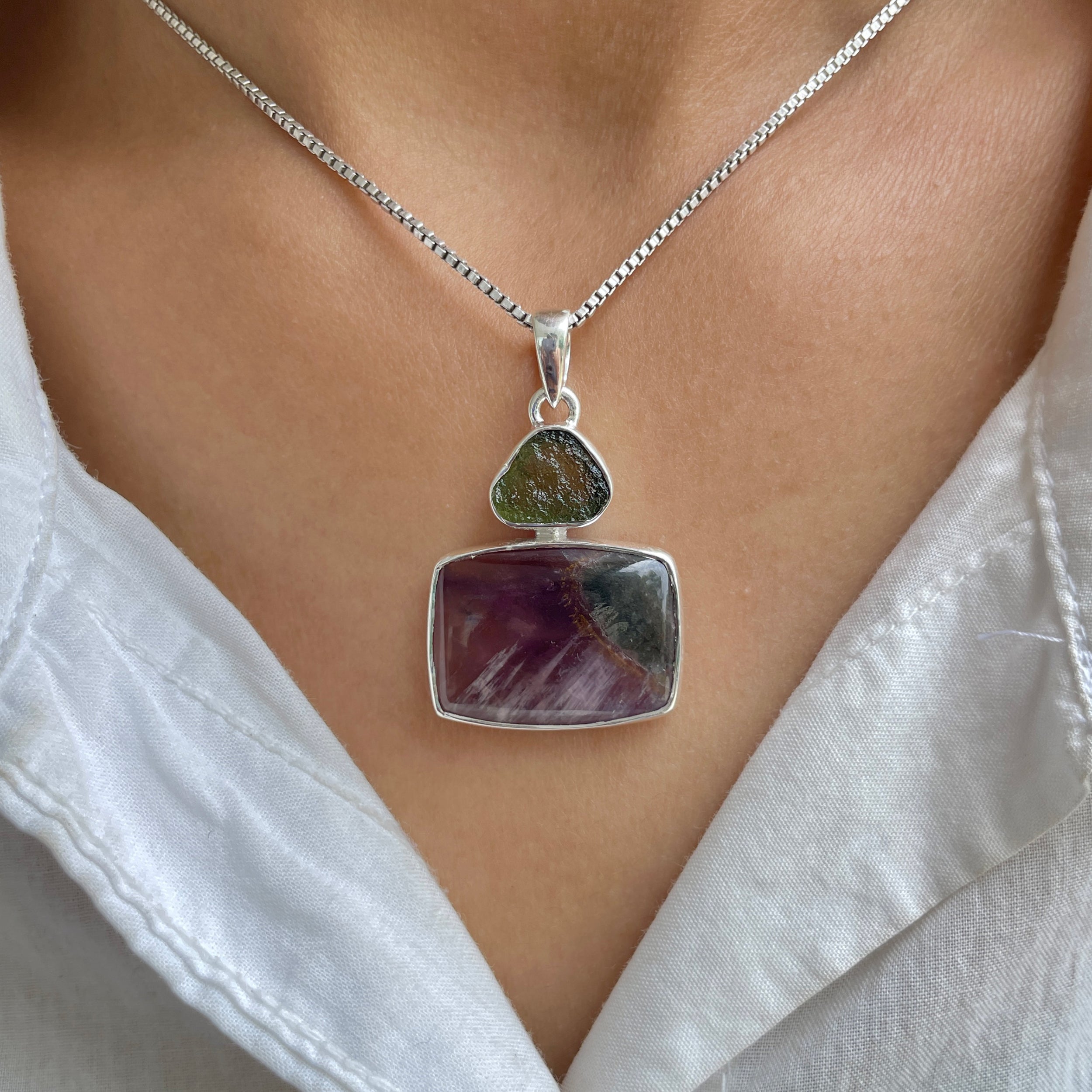 Cacoxenite Pendant-(CCOM-P-123.)