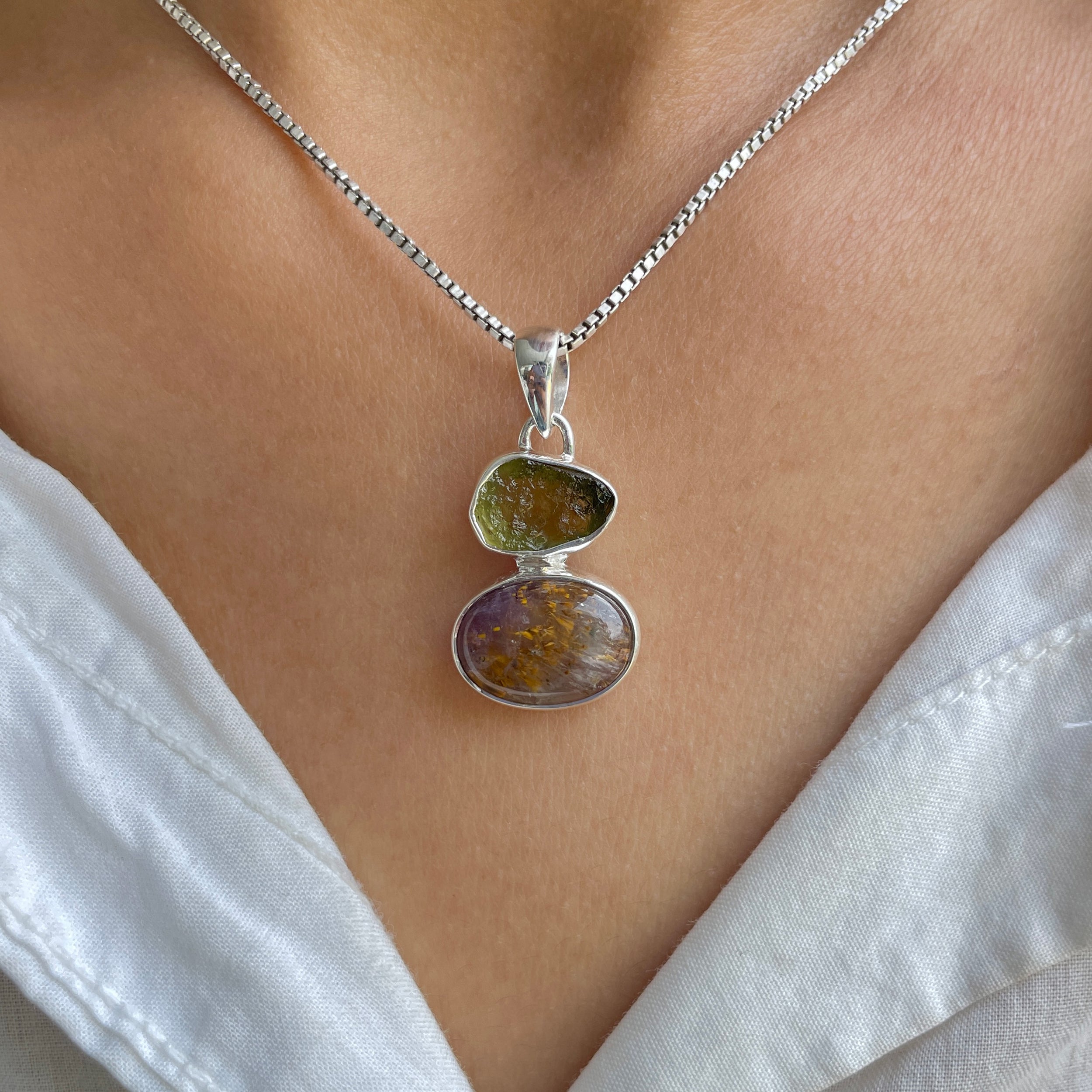 Cacoxenite Pendant-(CCOM-P-13.)