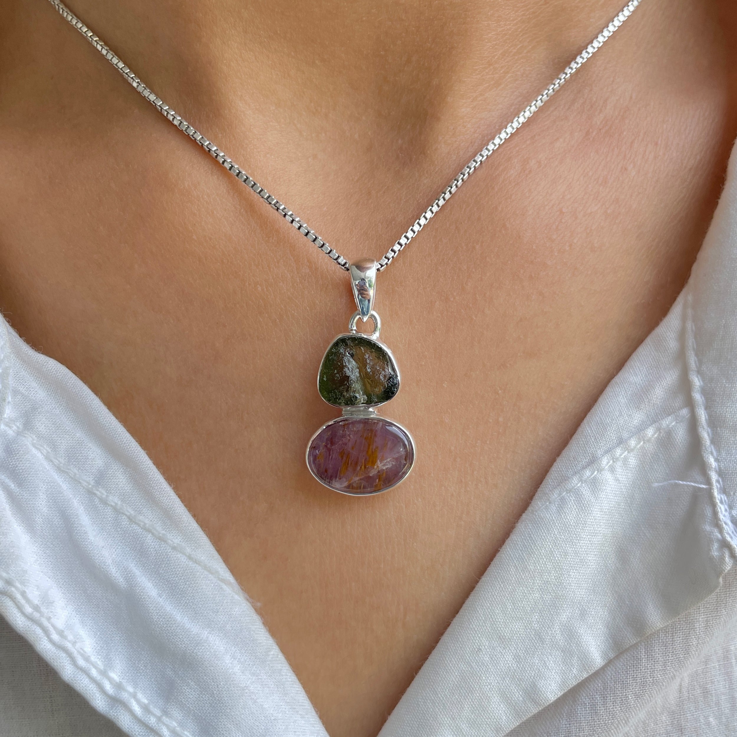 Cacoxenite Pendant-(CCOM-P-16.)