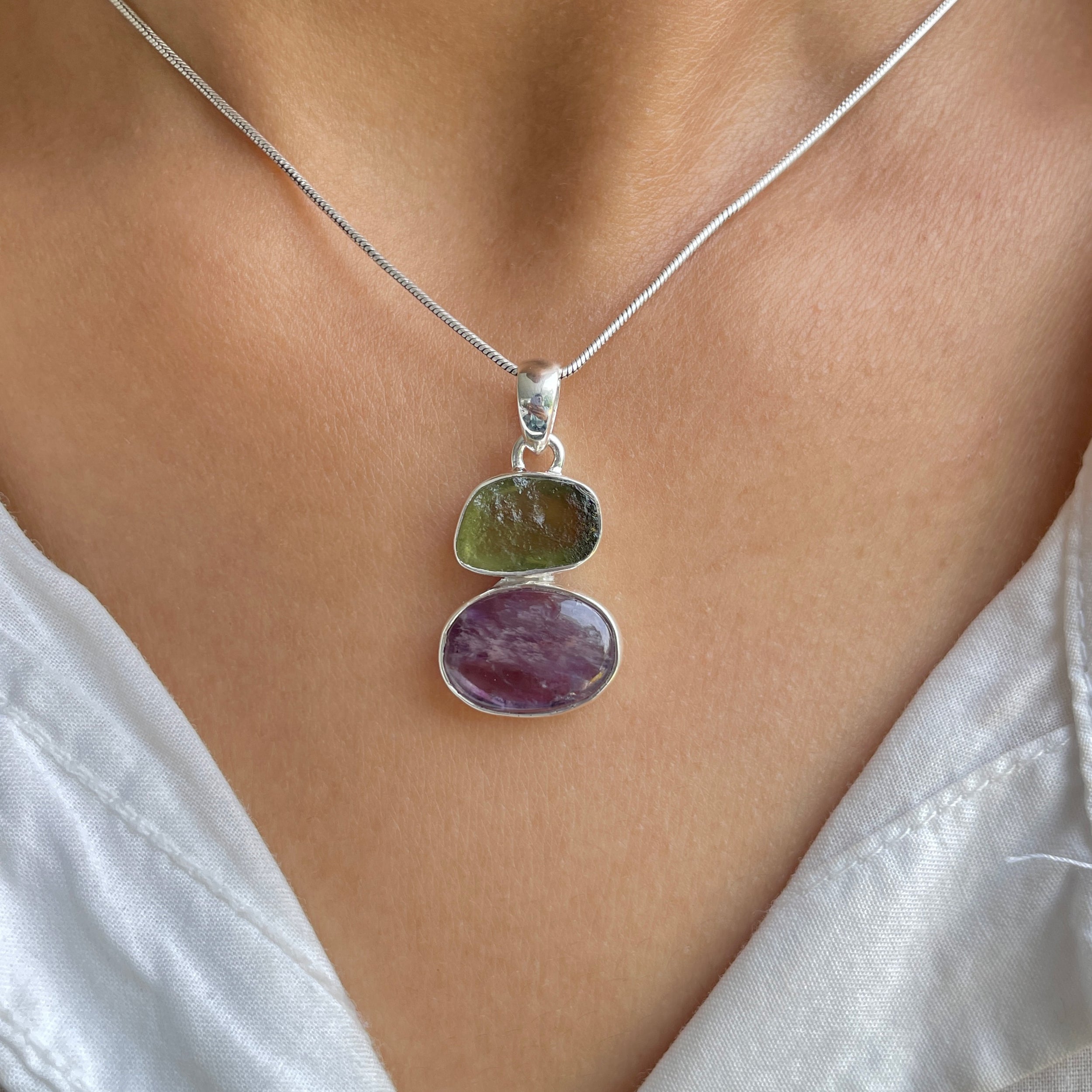 Cacoxenite Pendant-(CCOM-P-18.)