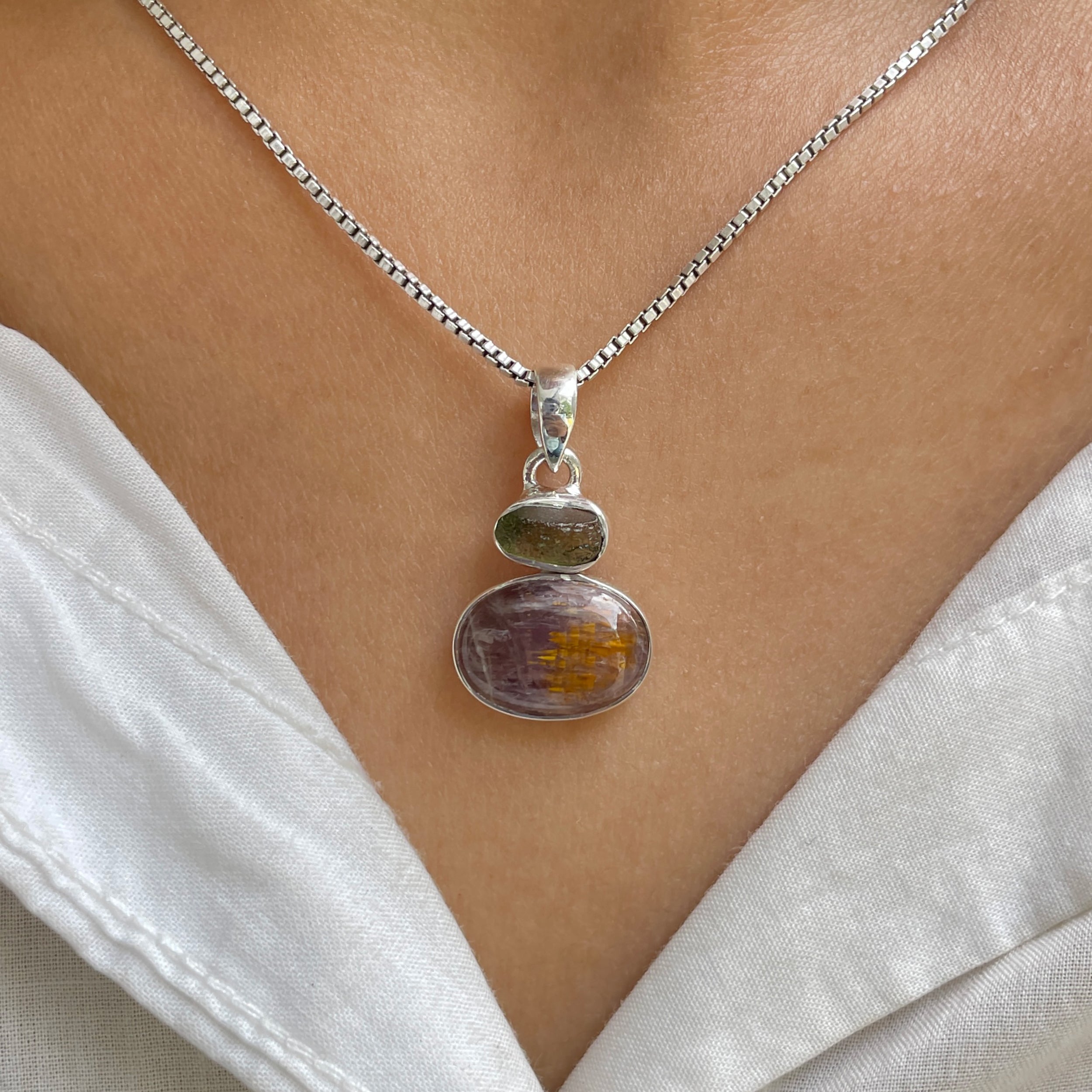 Cacoxenite Pendant-(CCOM-P-2.)