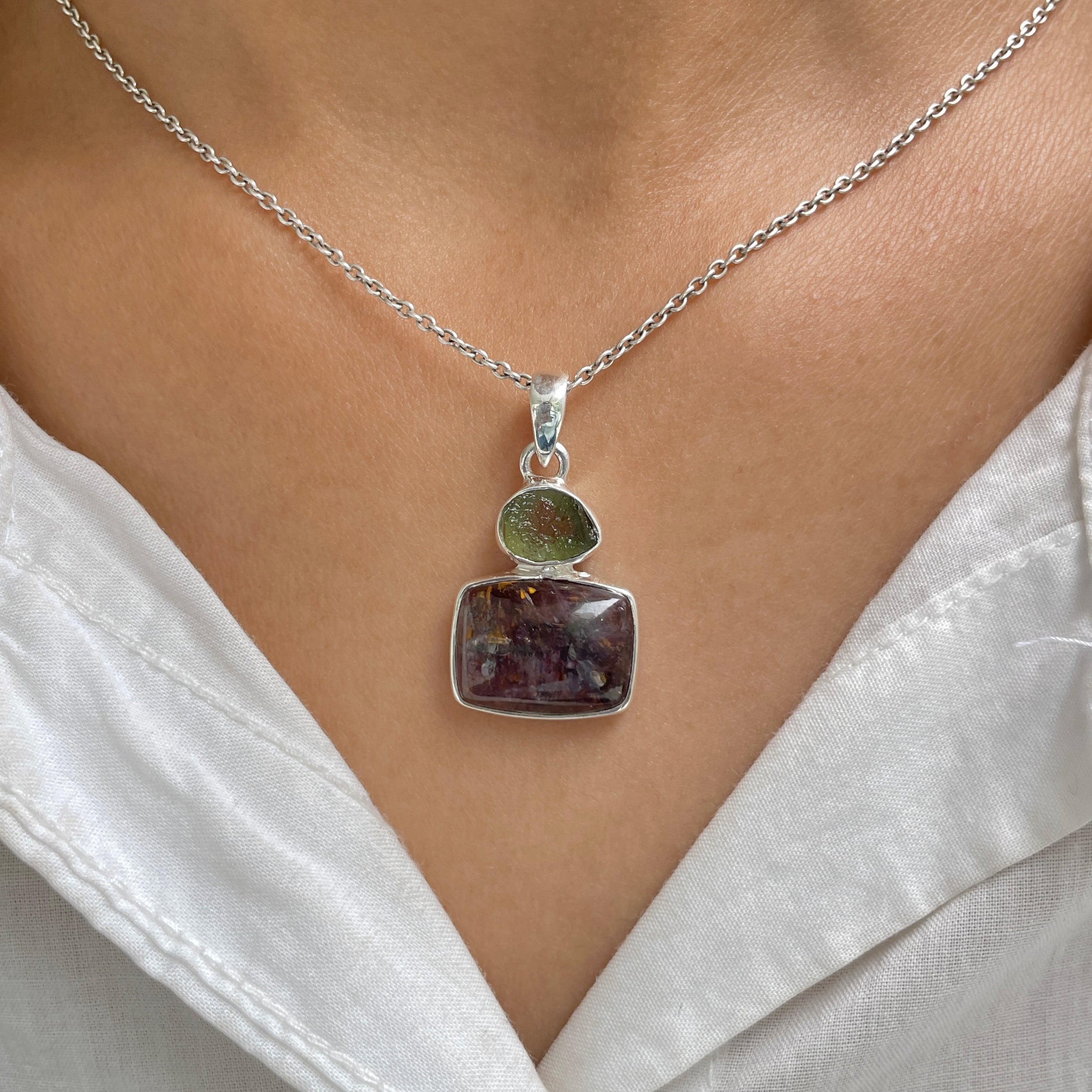 Cacoxenite Pendant-(CCOM-P-21.)