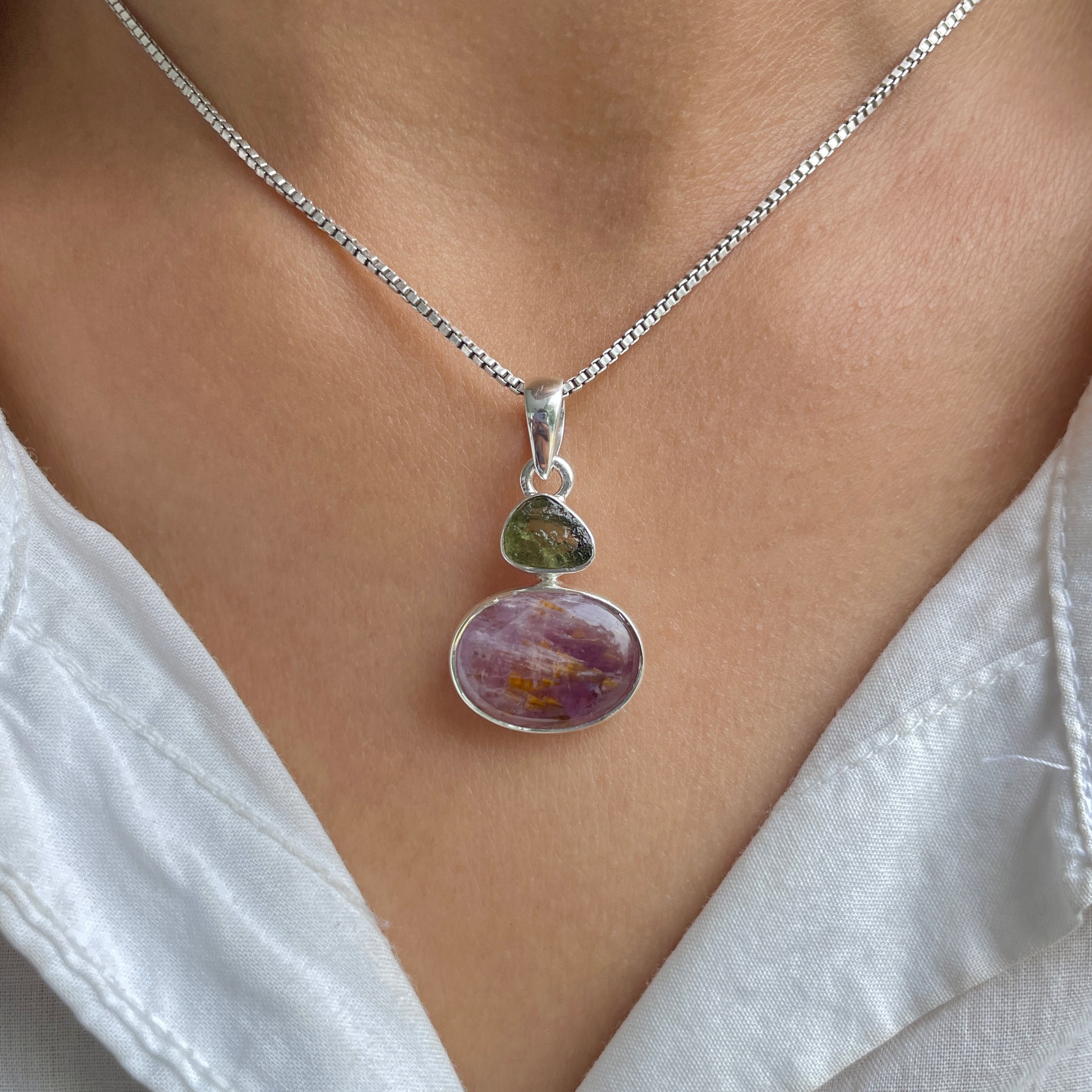 Cacoxenite Pendant-(CCOM-P-23.)