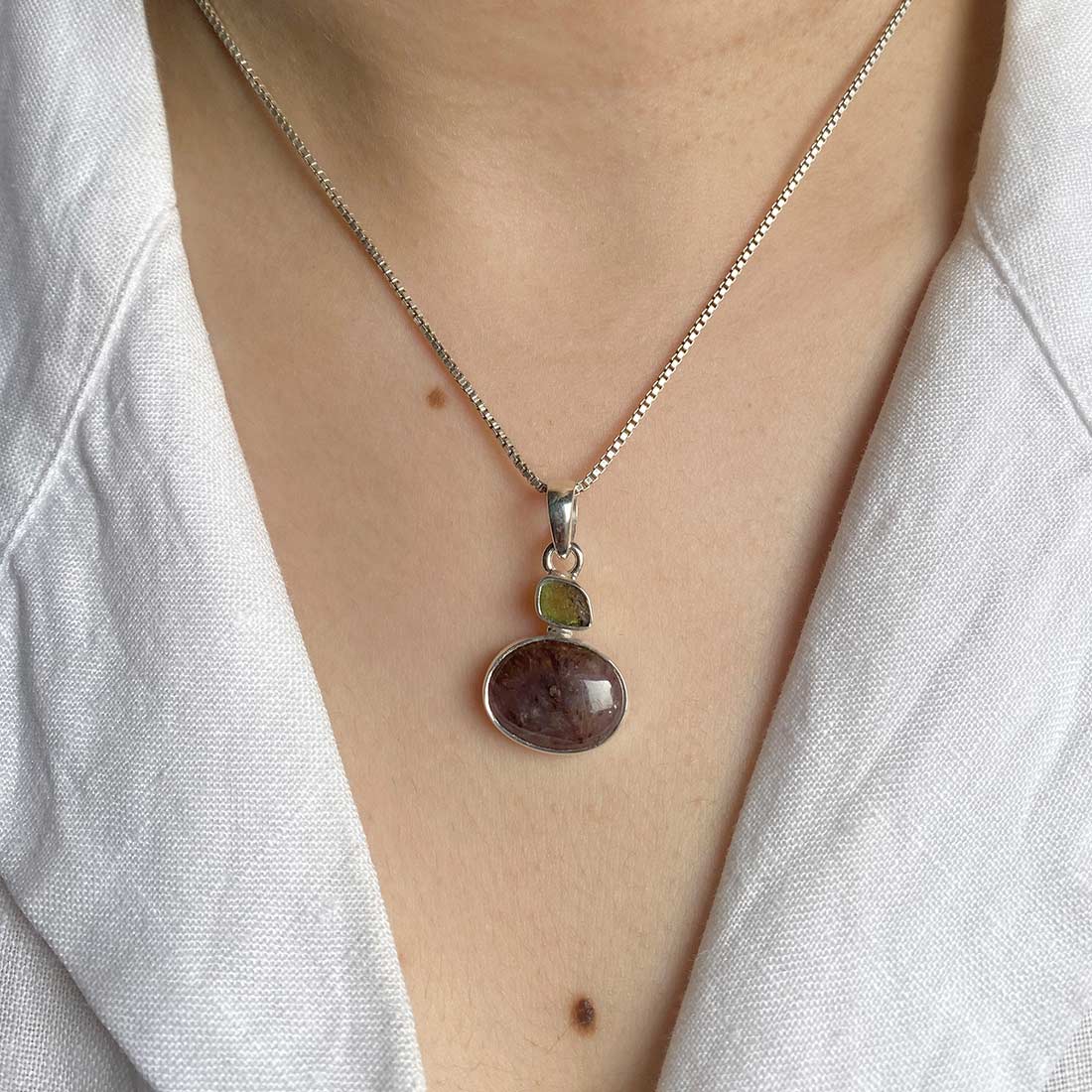 Cacoxenite Pendant-(CCO-P-25.)