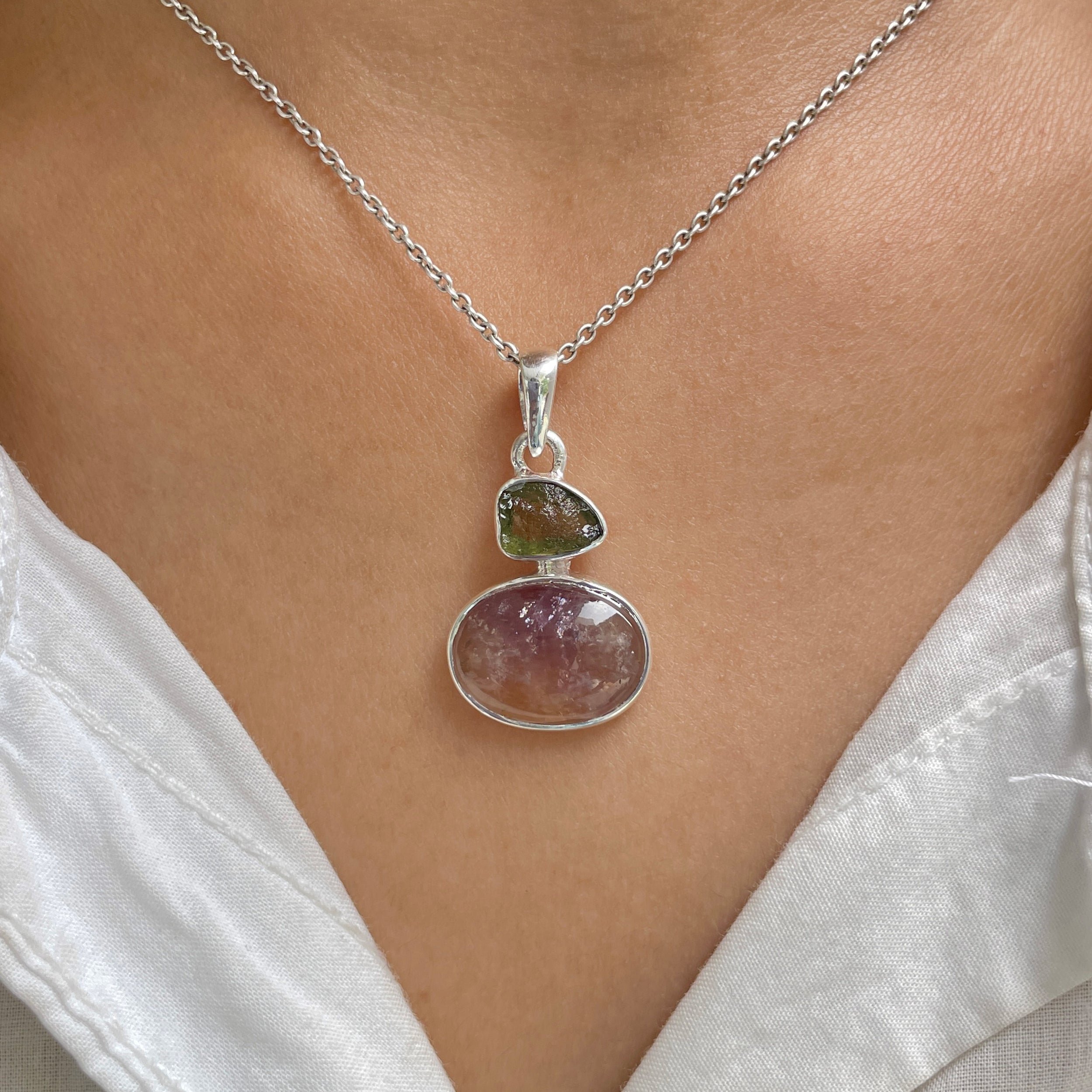 Cacoxenite Pendant-(CCOM-P-27.)