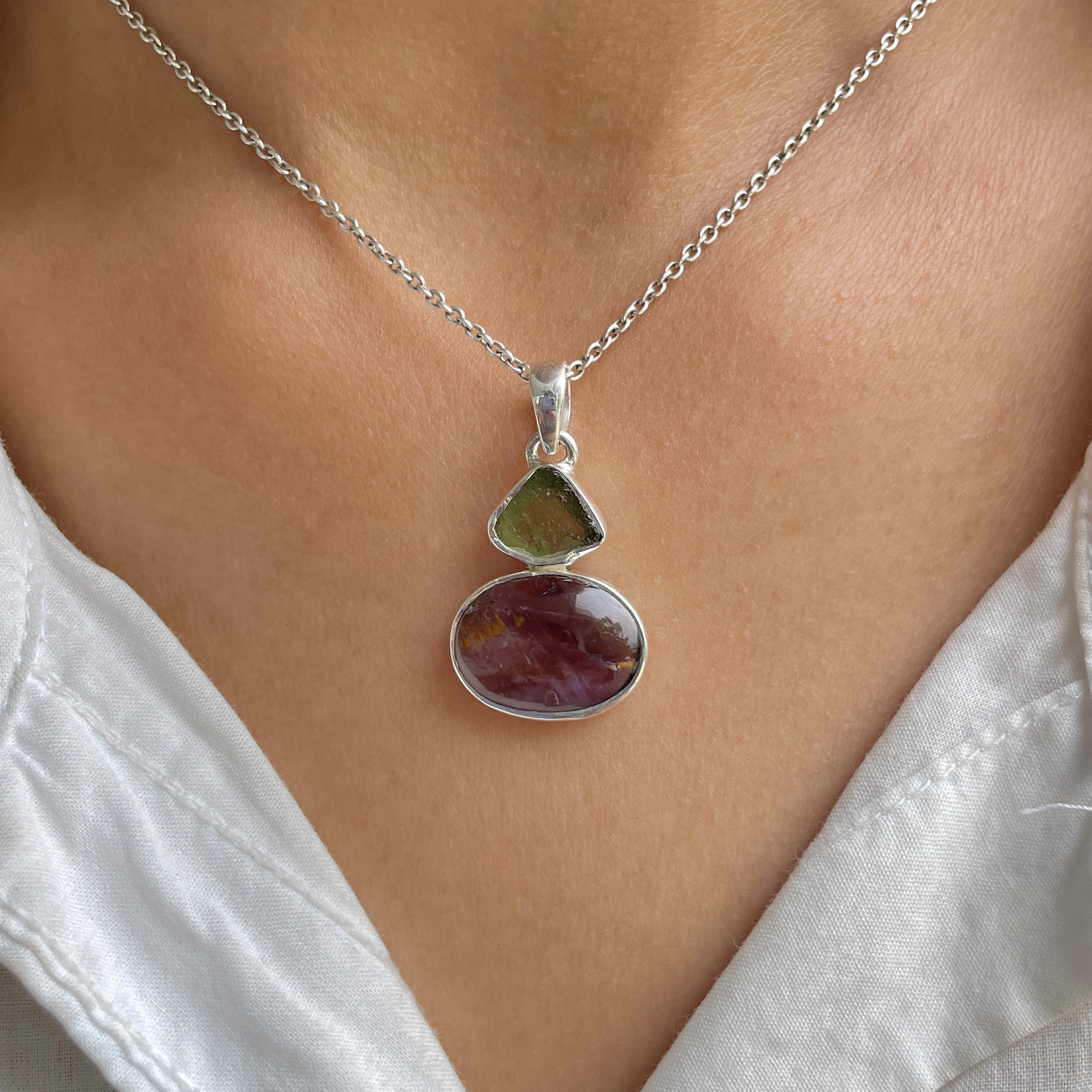 Cacoxenite Pendant-(CCOM-P-29.)