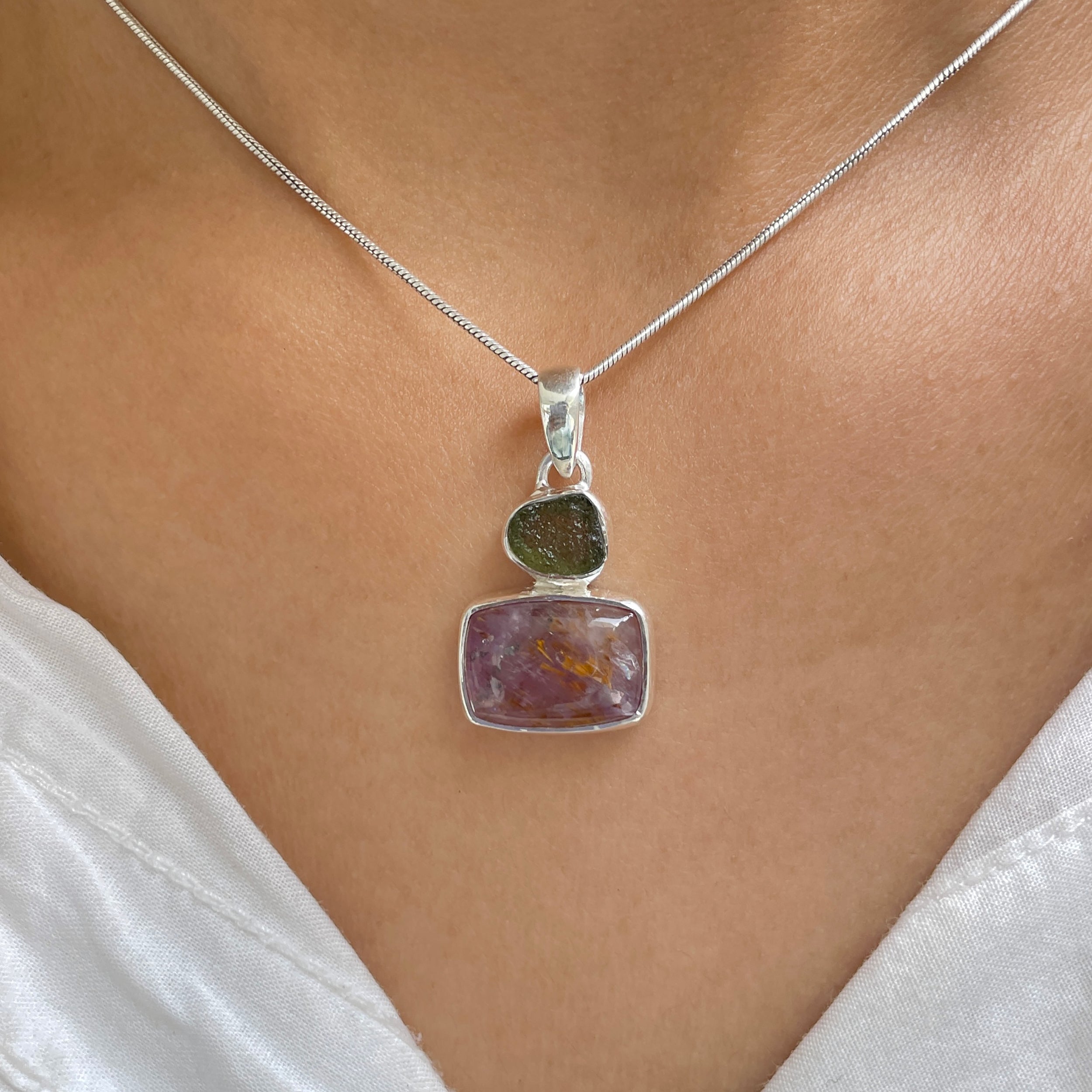 Cacoxenite Pendant-(CCOM-P-3.)