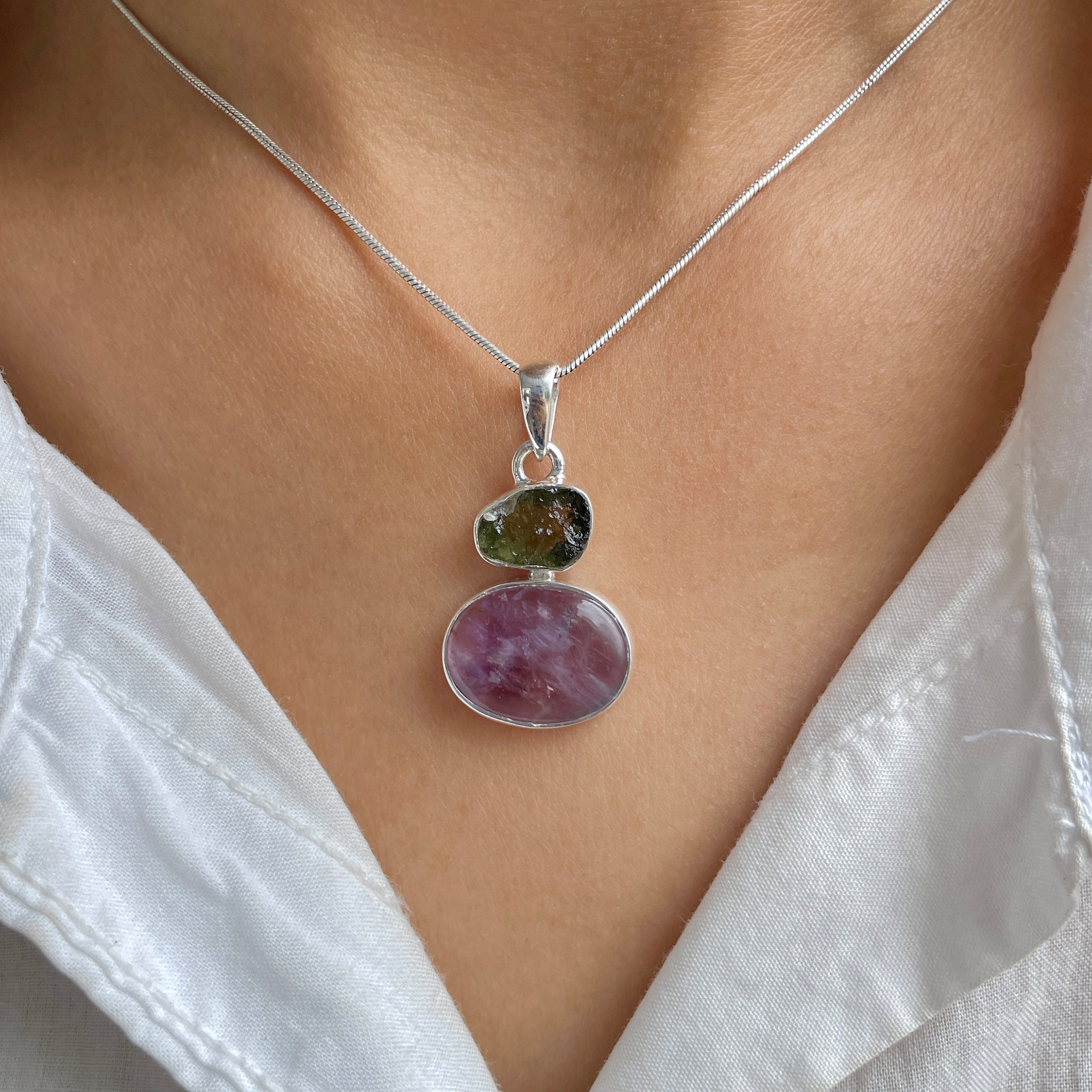 Cacoxenite Pendant-(CCOM-P-31.)