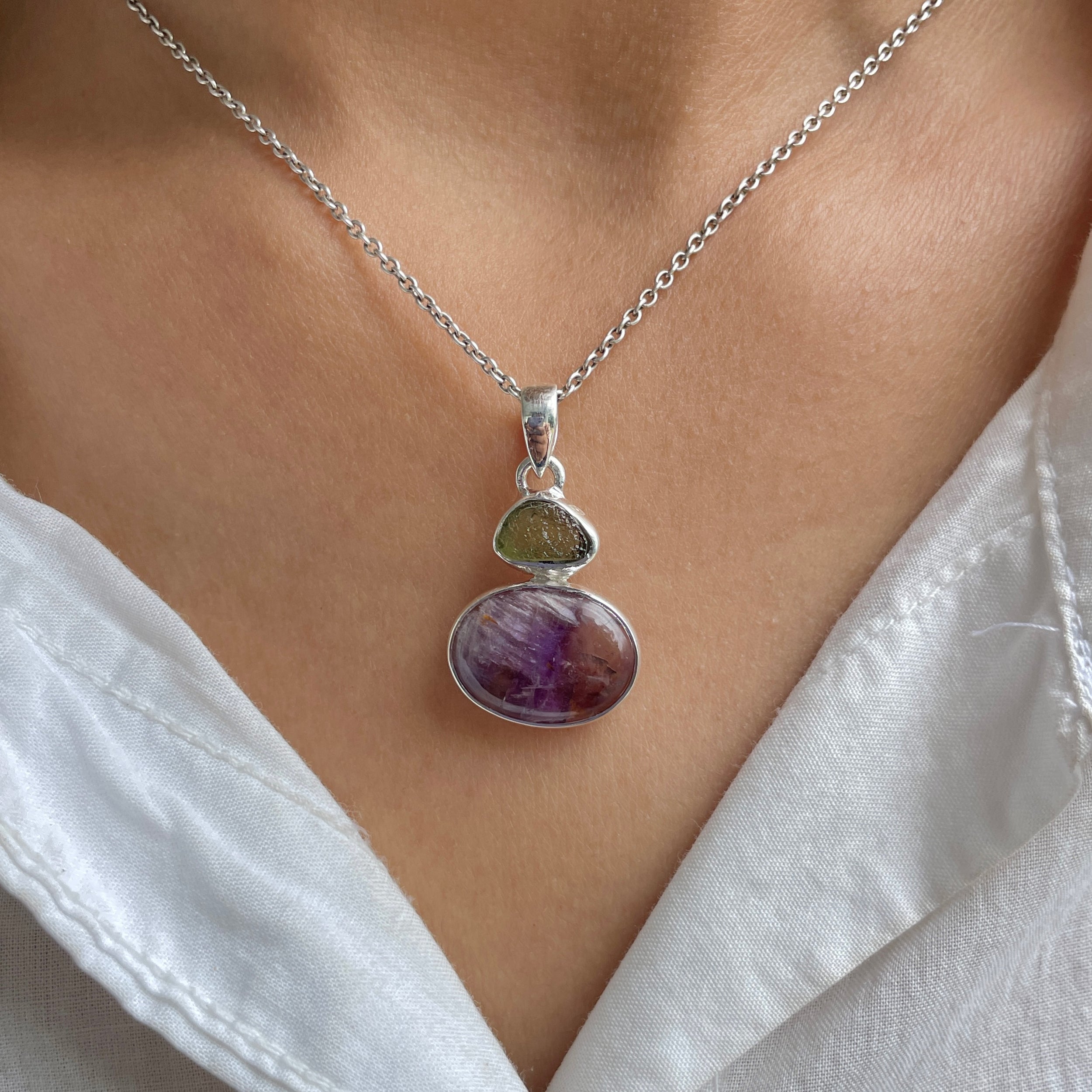 Cacoxenite Pendant-(CCOM-P-33.)