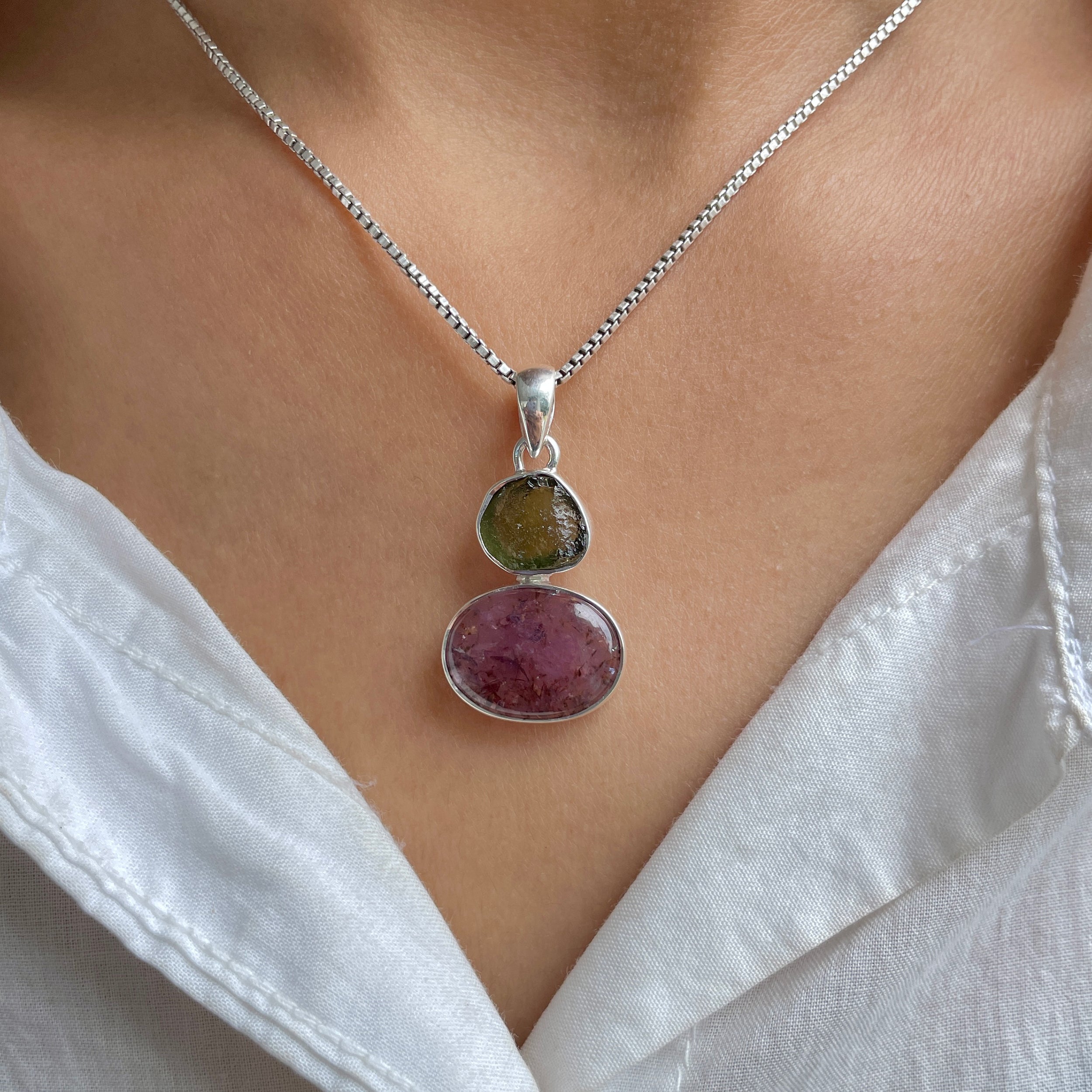 Cacoxenite Pendant-(CCOM-P-35.)