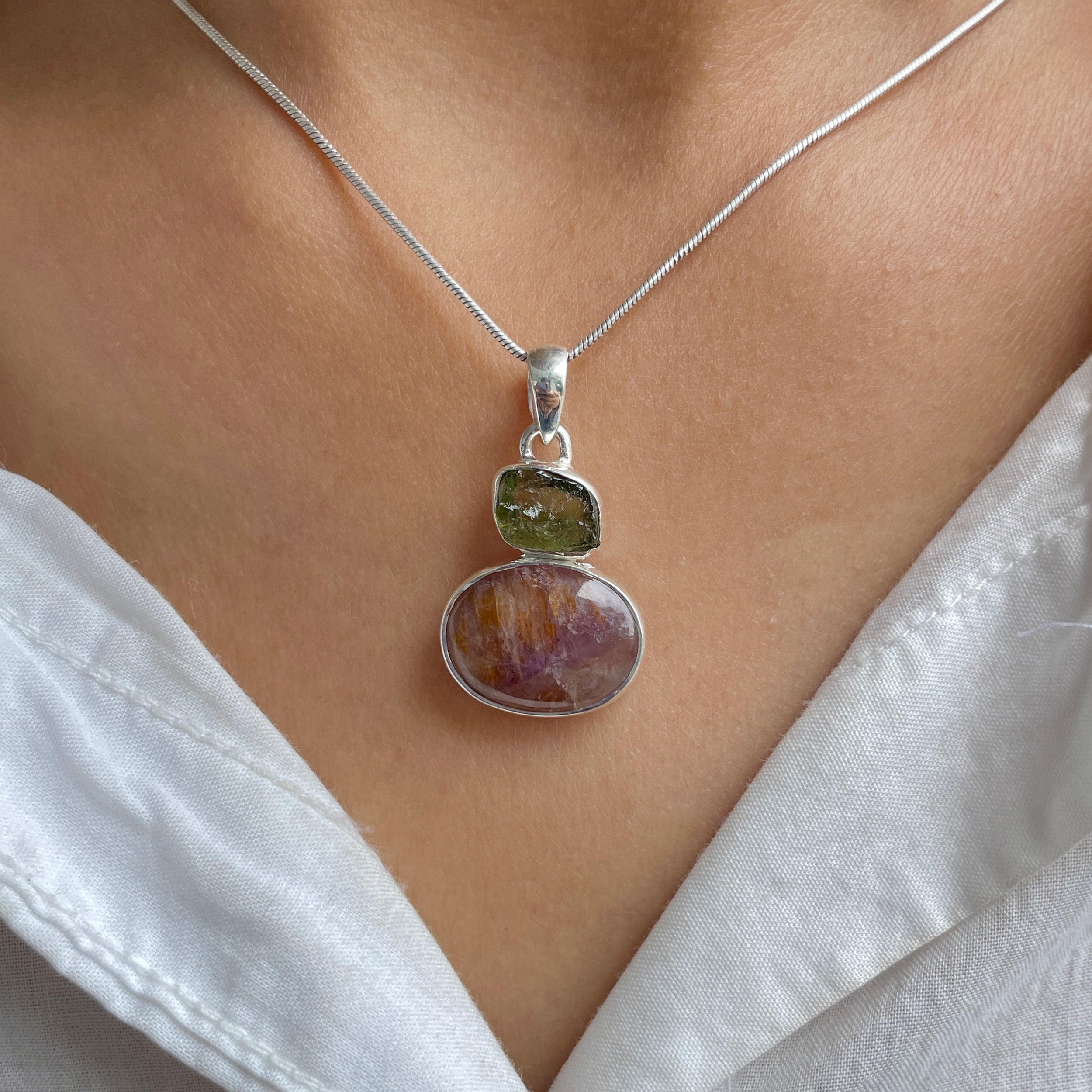 Cacoxenite Pendant-(CCOM-P-36.)