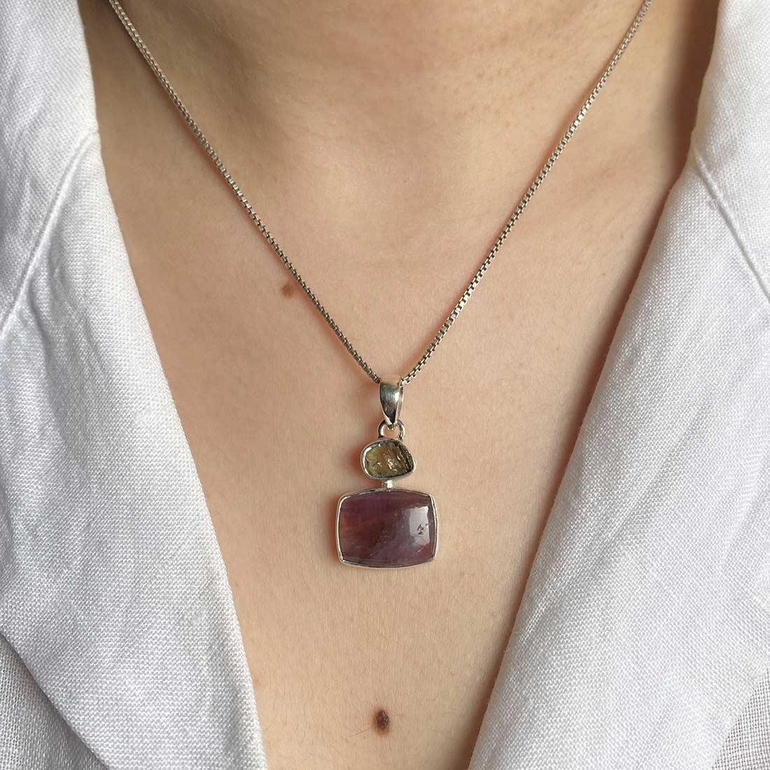 Cacoxenite Pendant-(CCO-P-36.)