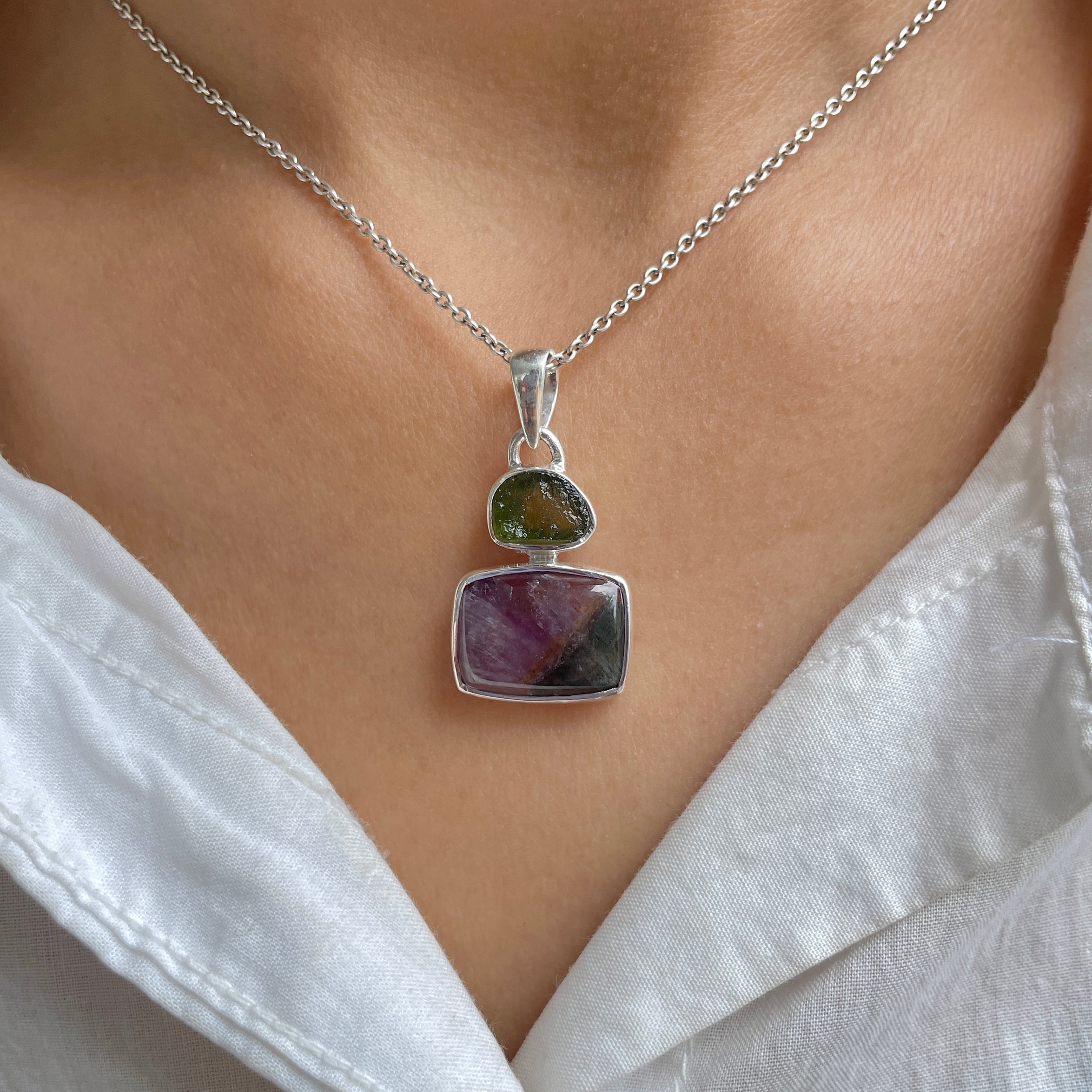 Cacoxenite Pendant-(CCOM-P-37.)