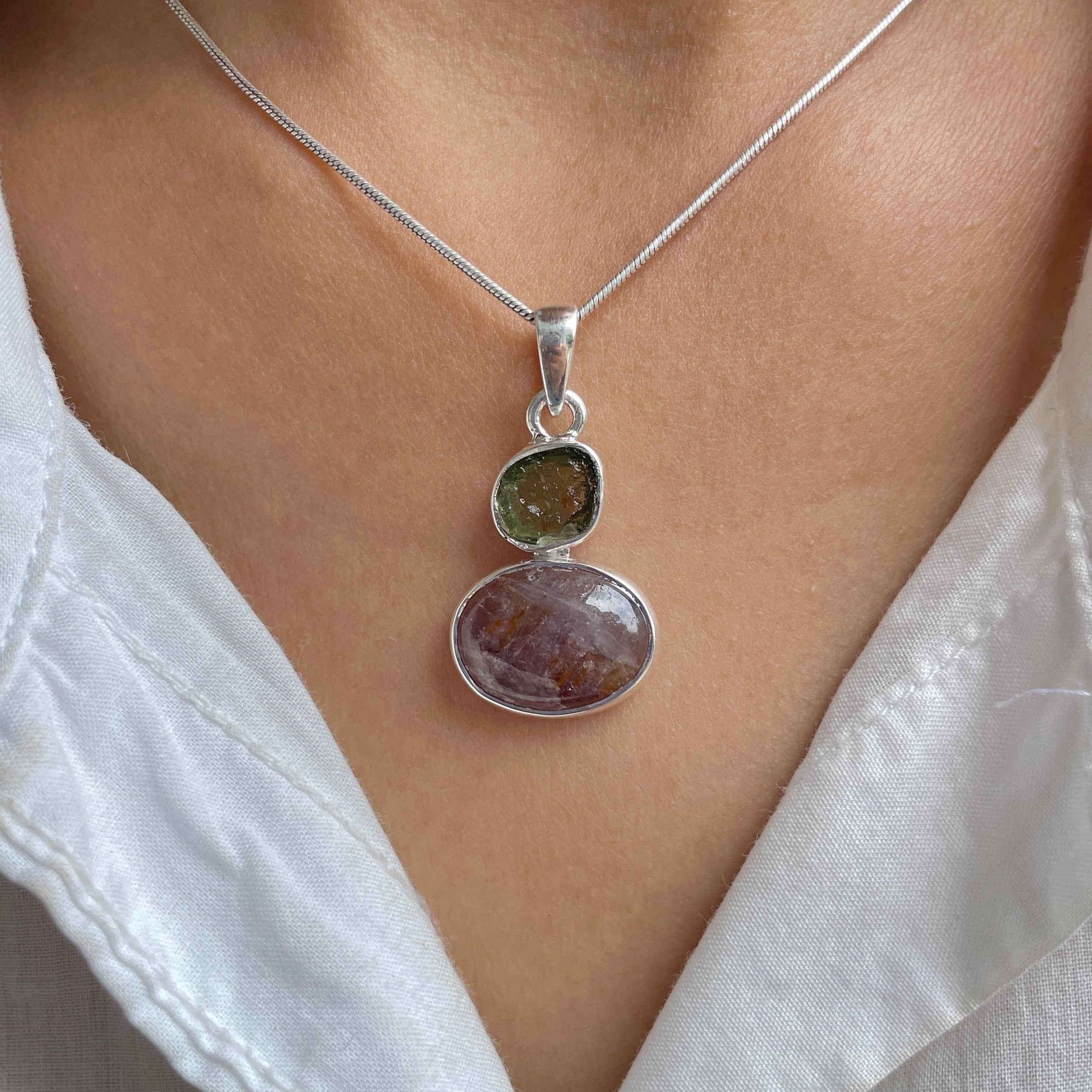 Cacoxenite Pendant-(CCOM-P-38.)