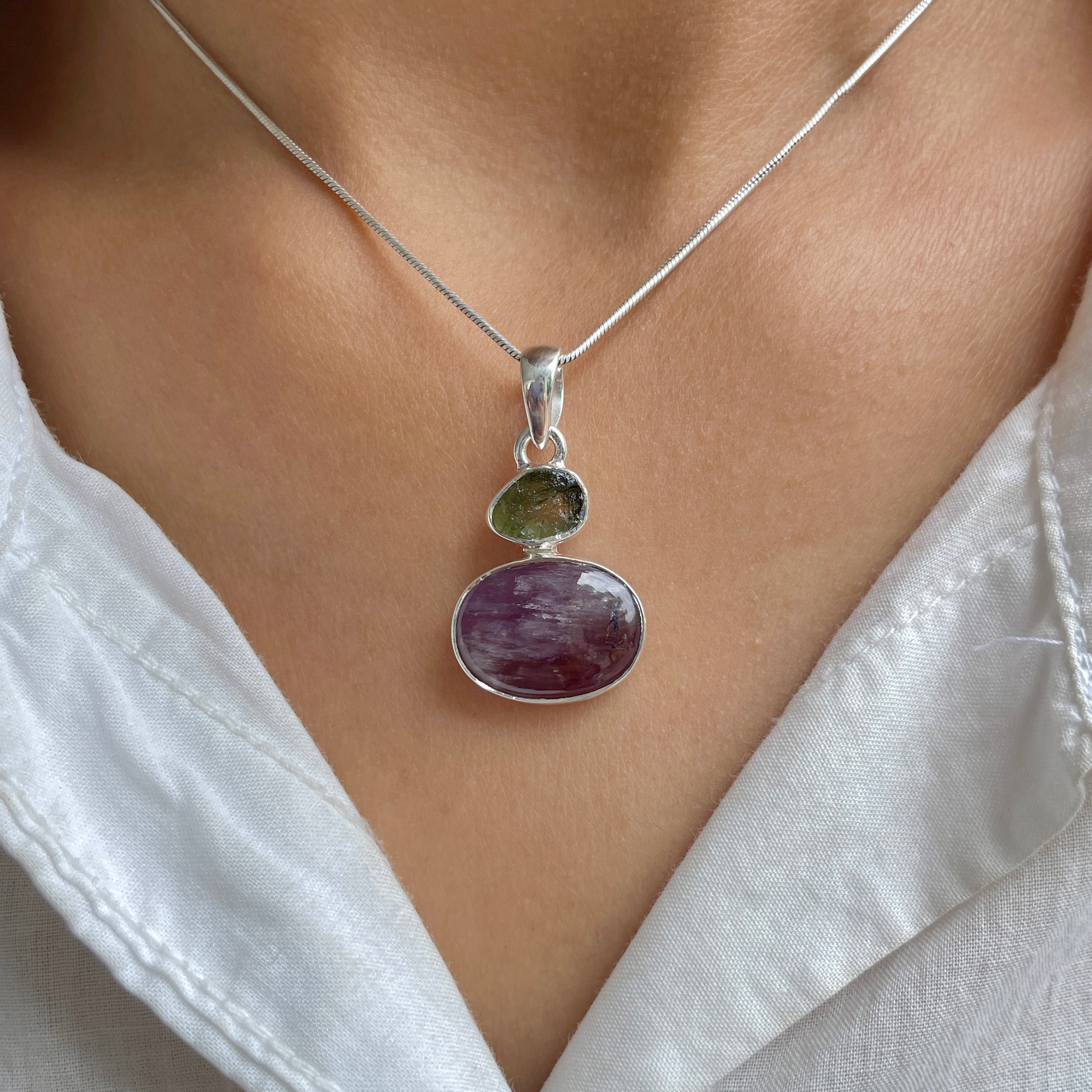 Cacoxenite Pendant-(CCOM-P-41.)