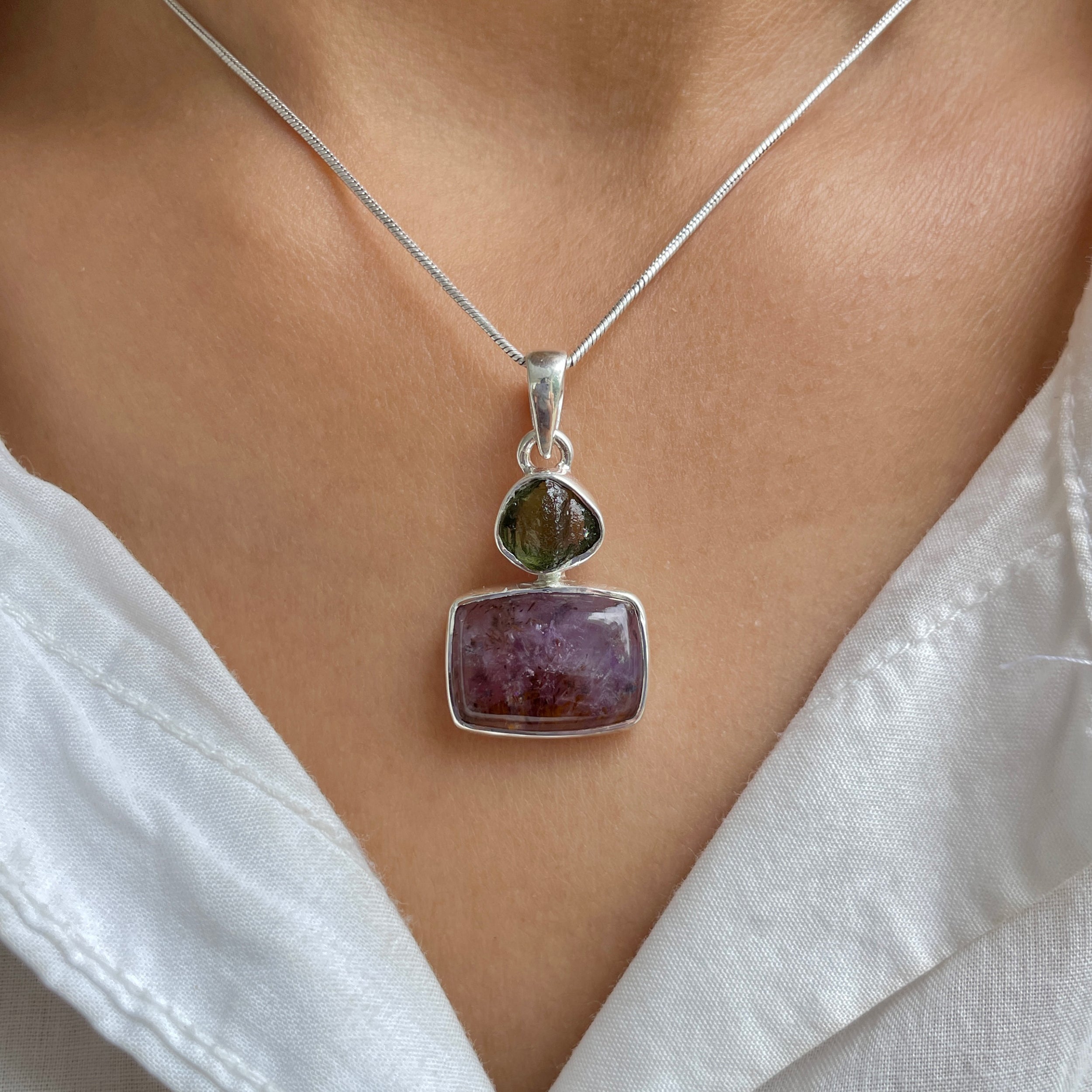 Cacoxenite Pendant-(CCOM-P-44.)