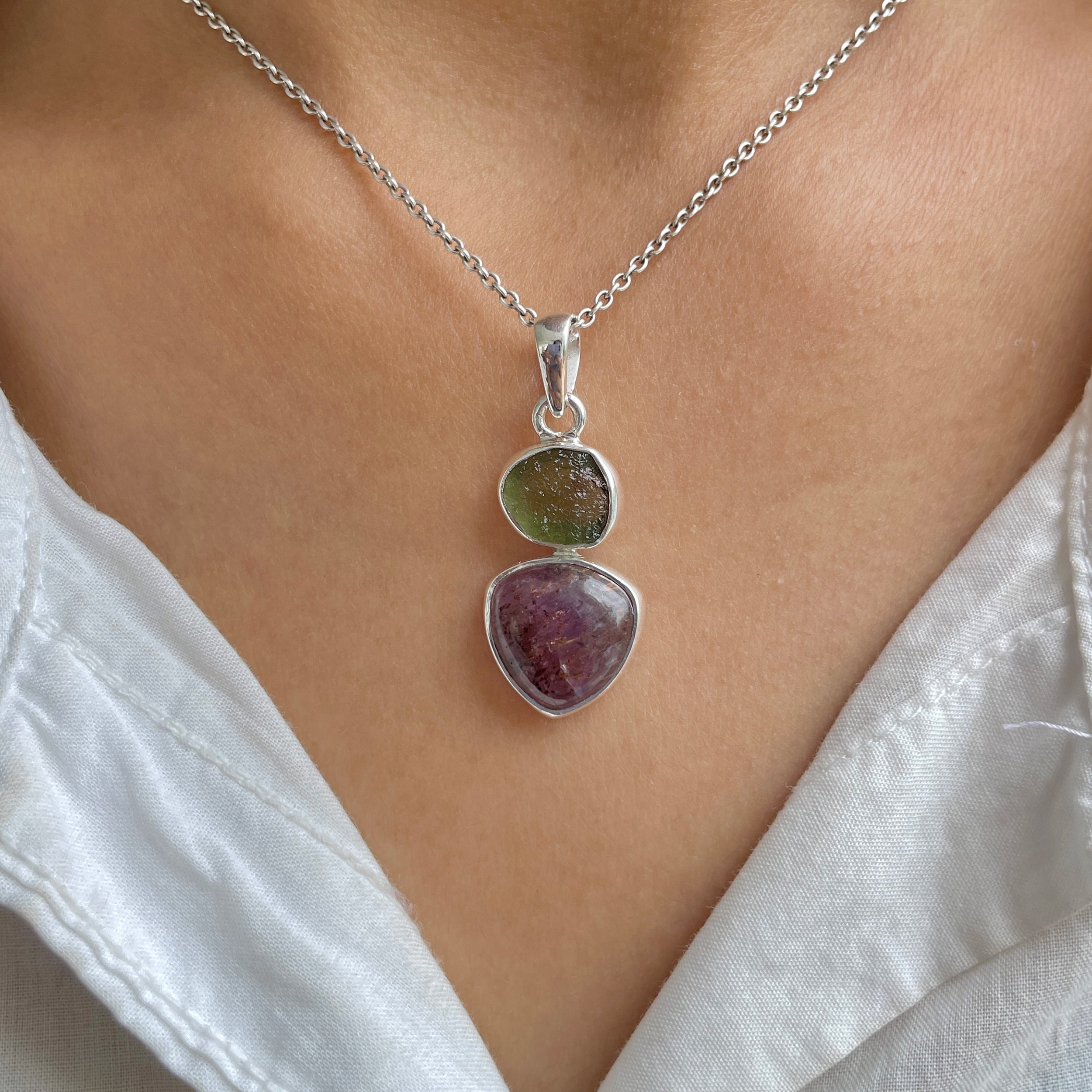 Cacoxenite Pendant-(CCOM-P-49.)