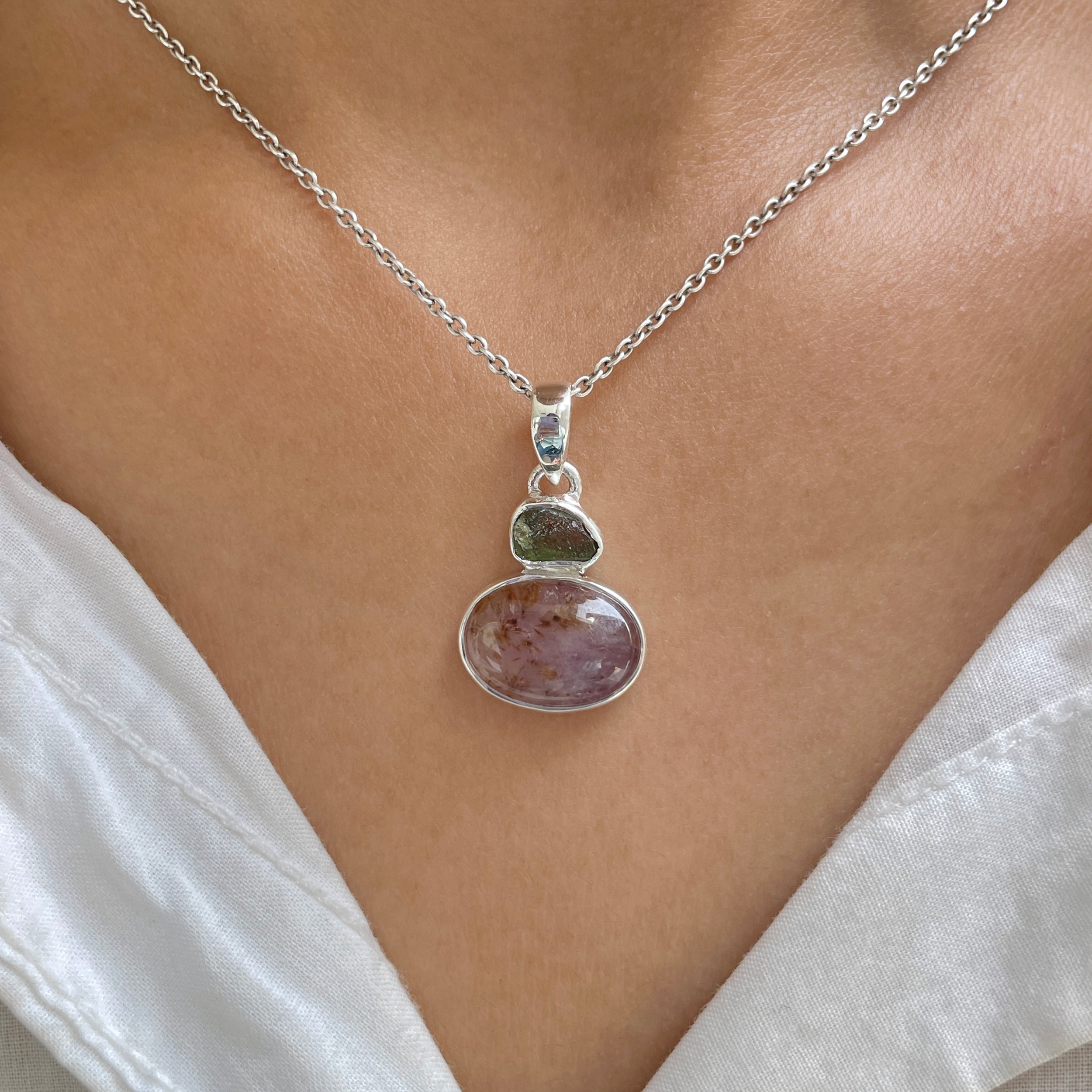 Cacoxenite Pendant-(CCOM-P-5.)