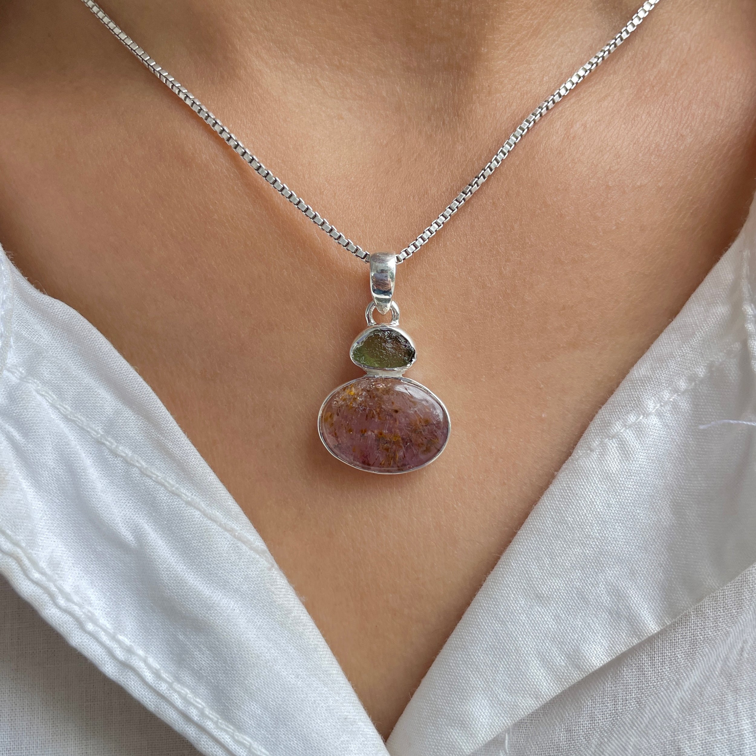 Cacoxenite Pendant-(CCOM-P-51.)