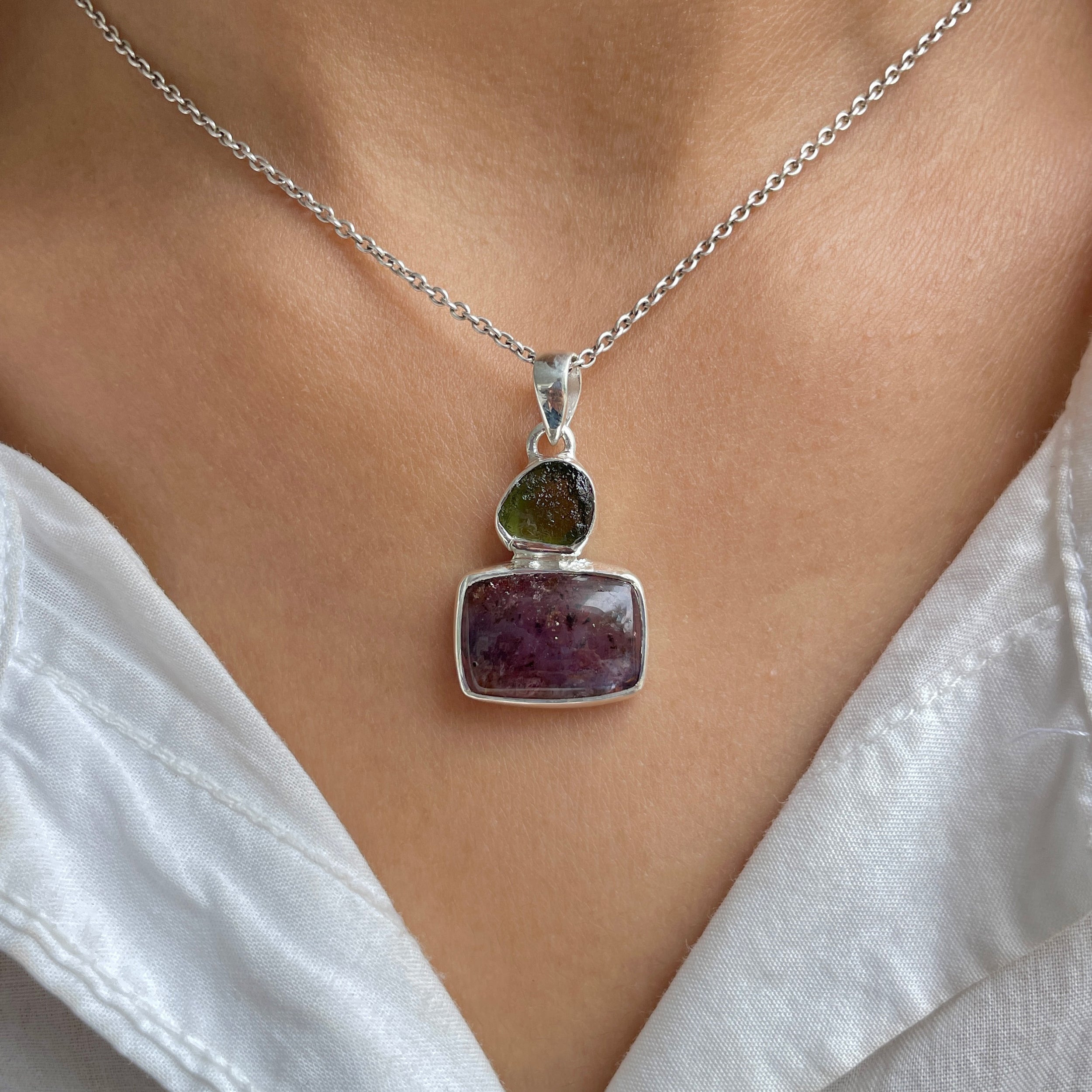 Cacoxenite Pendant-(CCOM-P-52.)