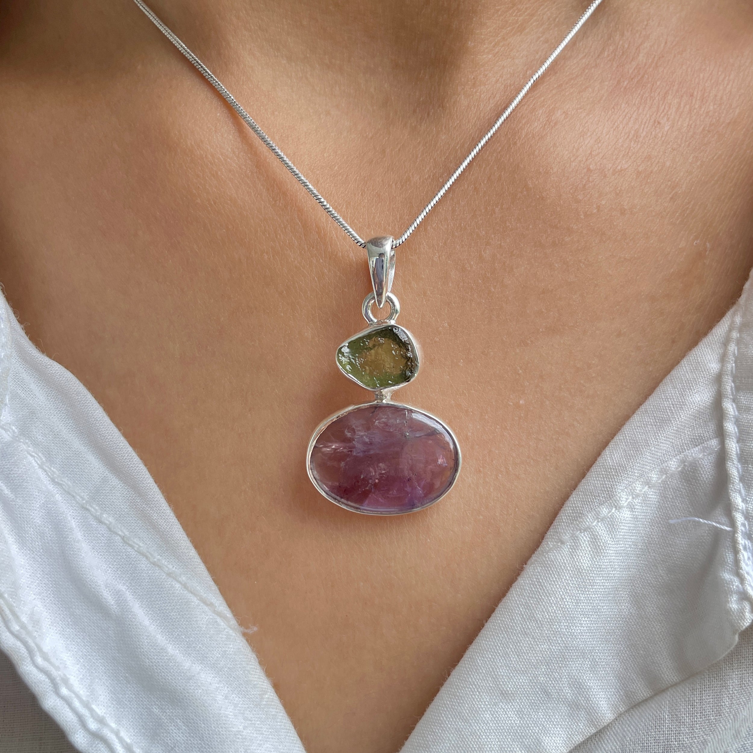 Cacoxenite Pendant-(CCOM-P-55.)