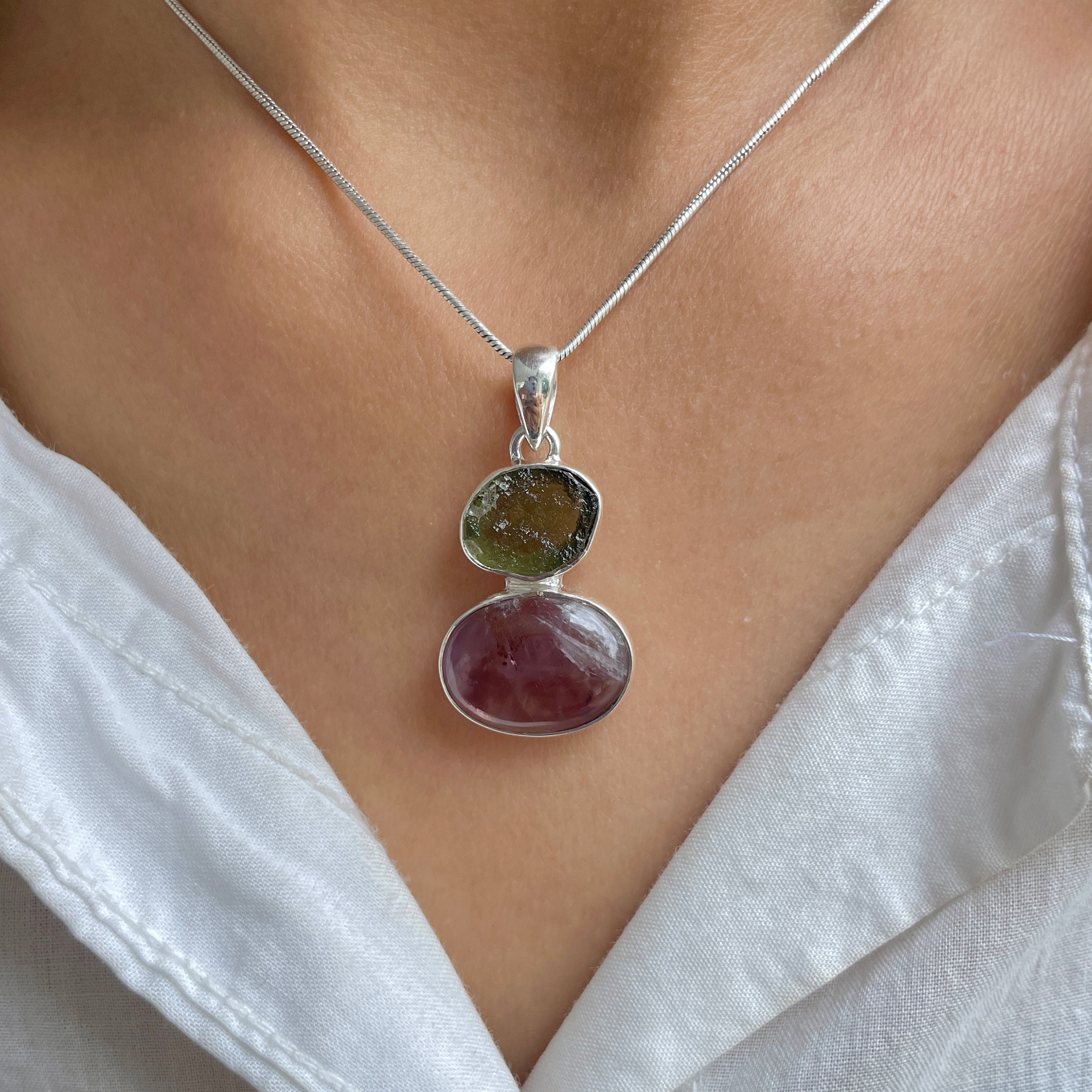 Cacoxenite Pendant-(CCOM-P-58.)