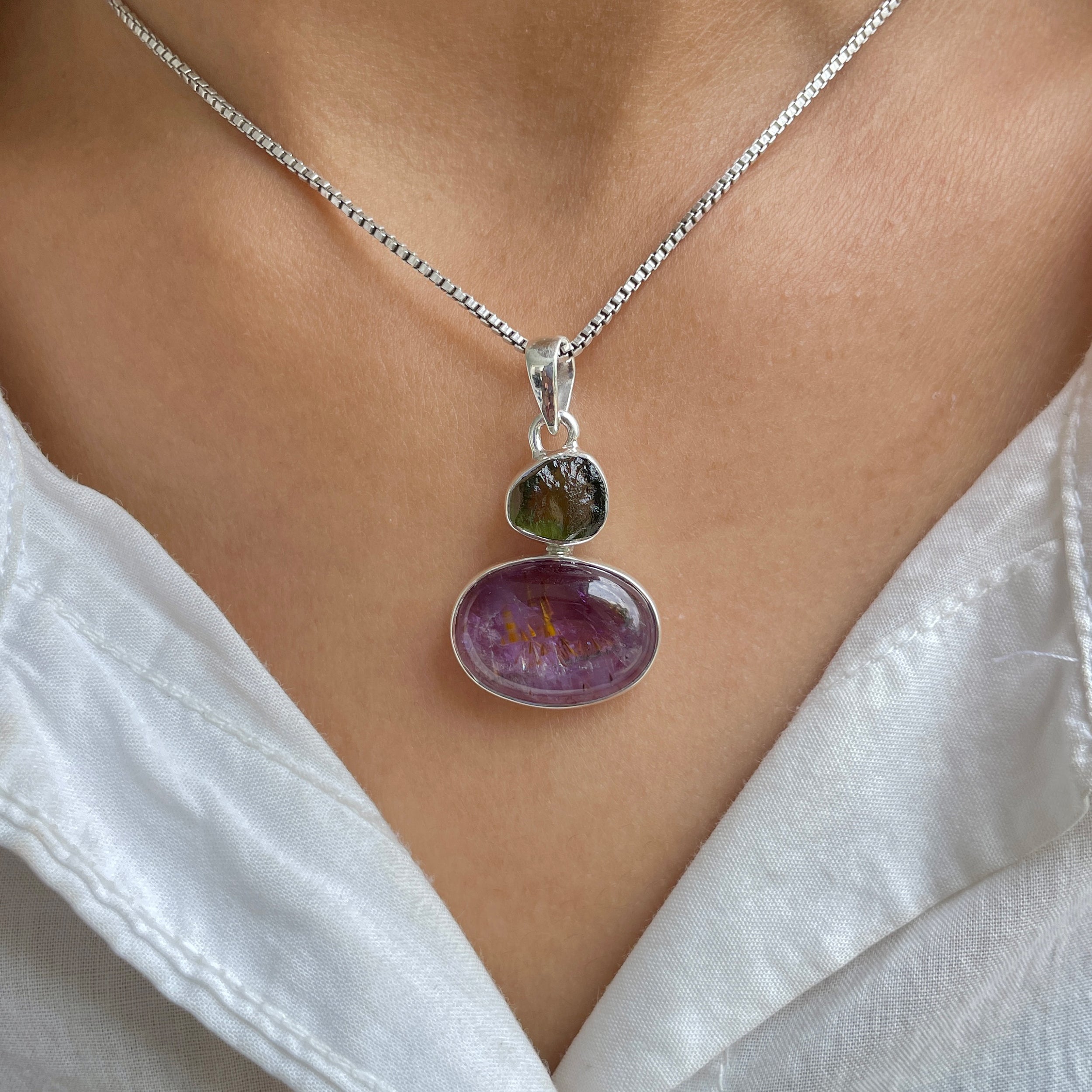 Cacoxenite Pendant-(CCOM-P-60.)