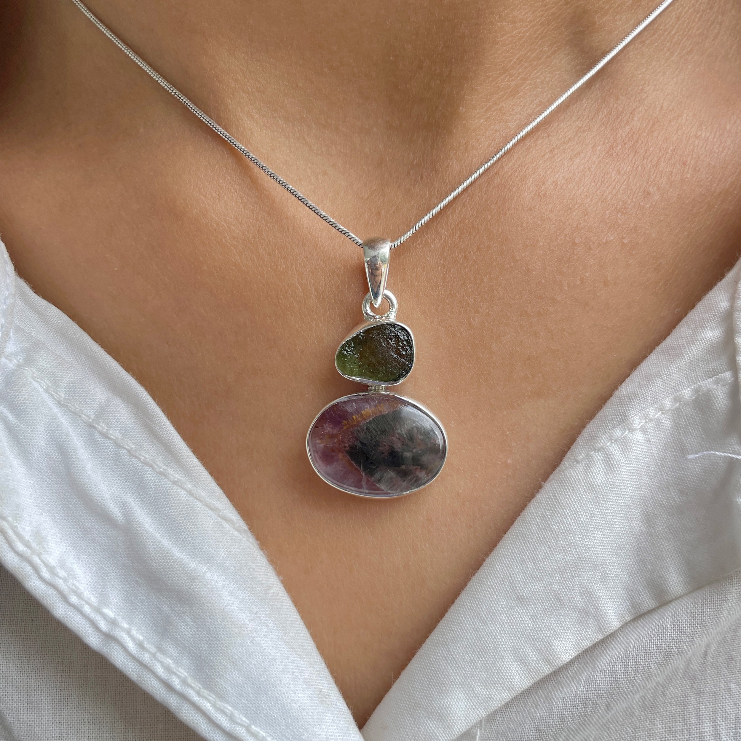 Cacoxenite Pendant-(CCOM-P-61.)