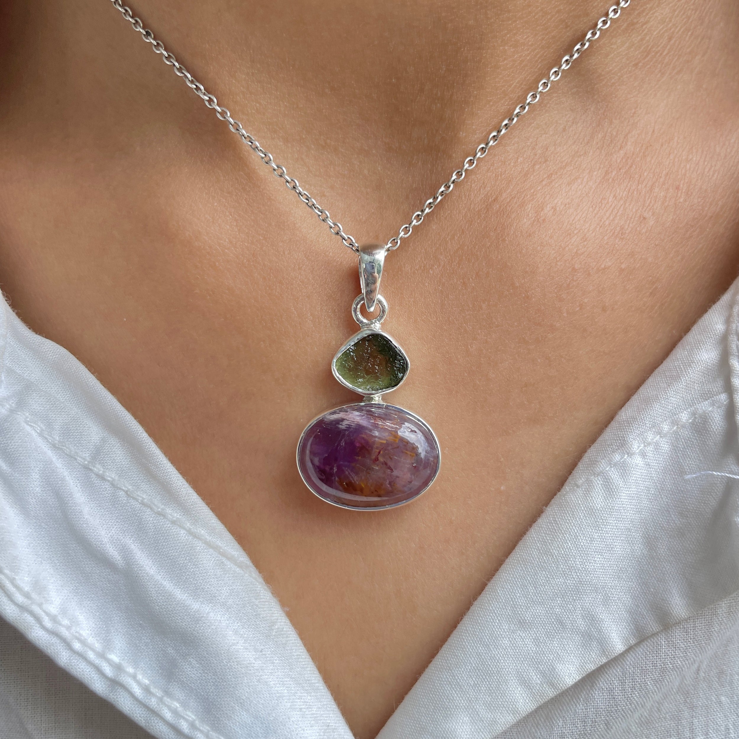 Cacoxenite Pendant-(CCOM-P-62.)