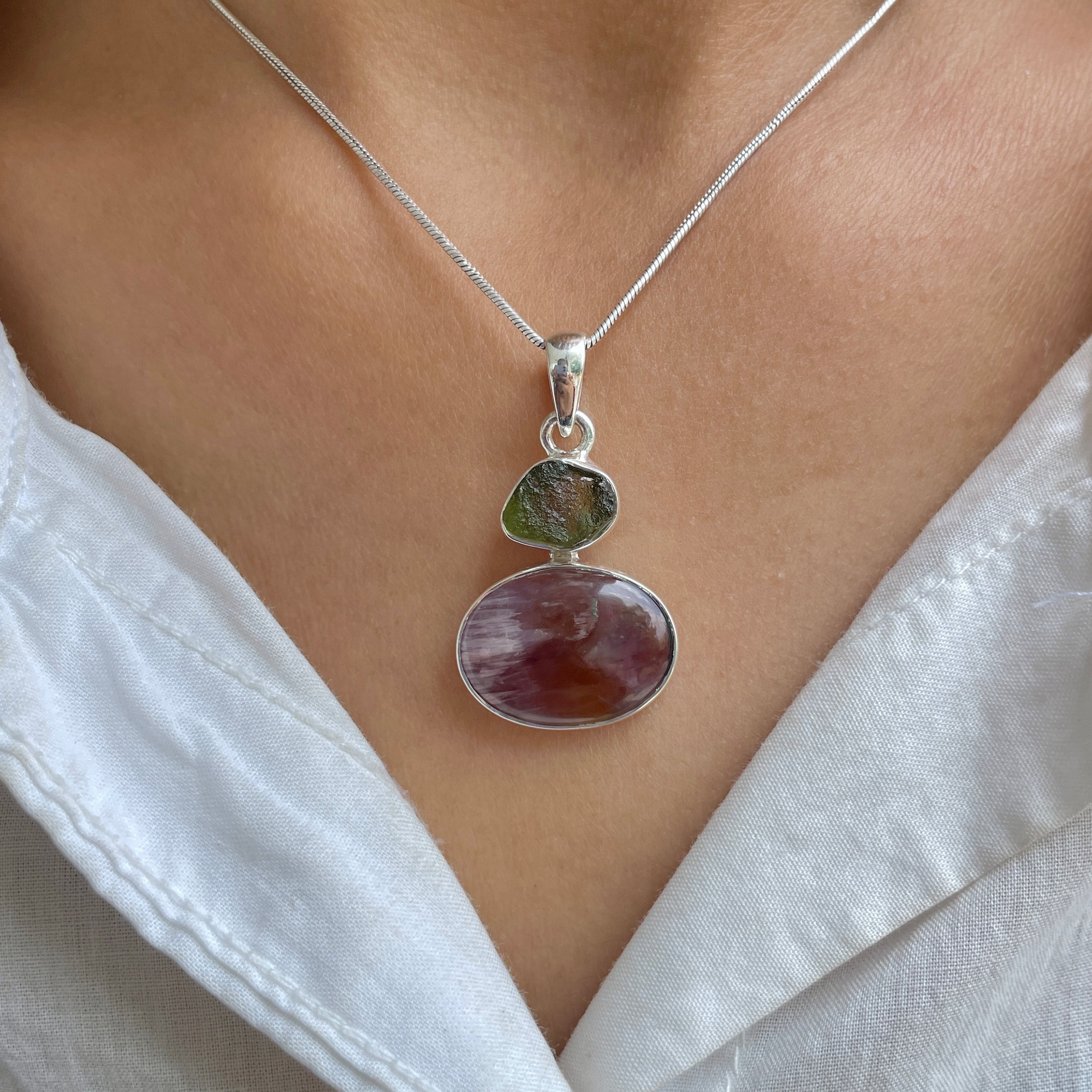 Cacoxenite Pendant-(CCOM-P-69.)