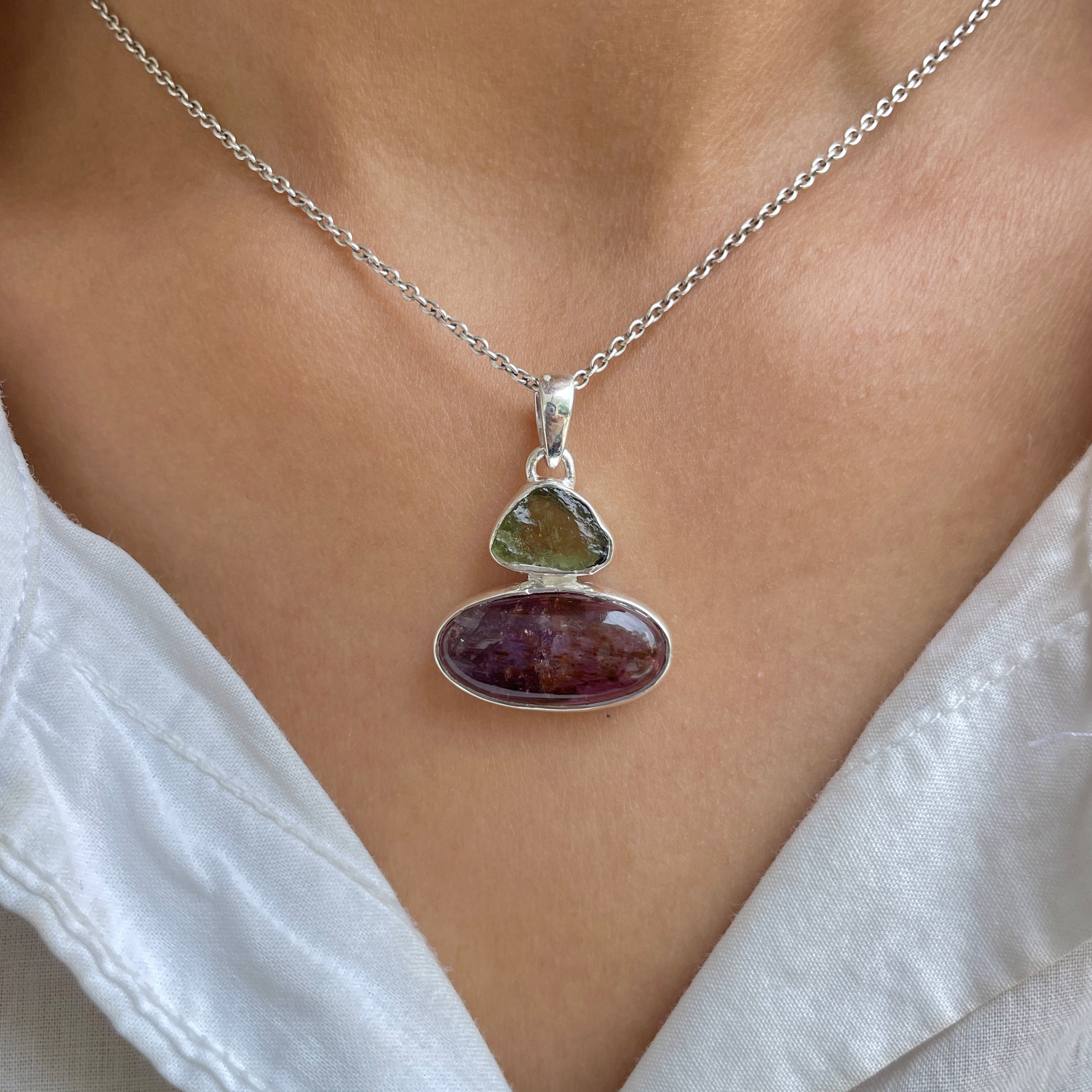 Cacoxenite Pendant-(CCOM-P-77.)