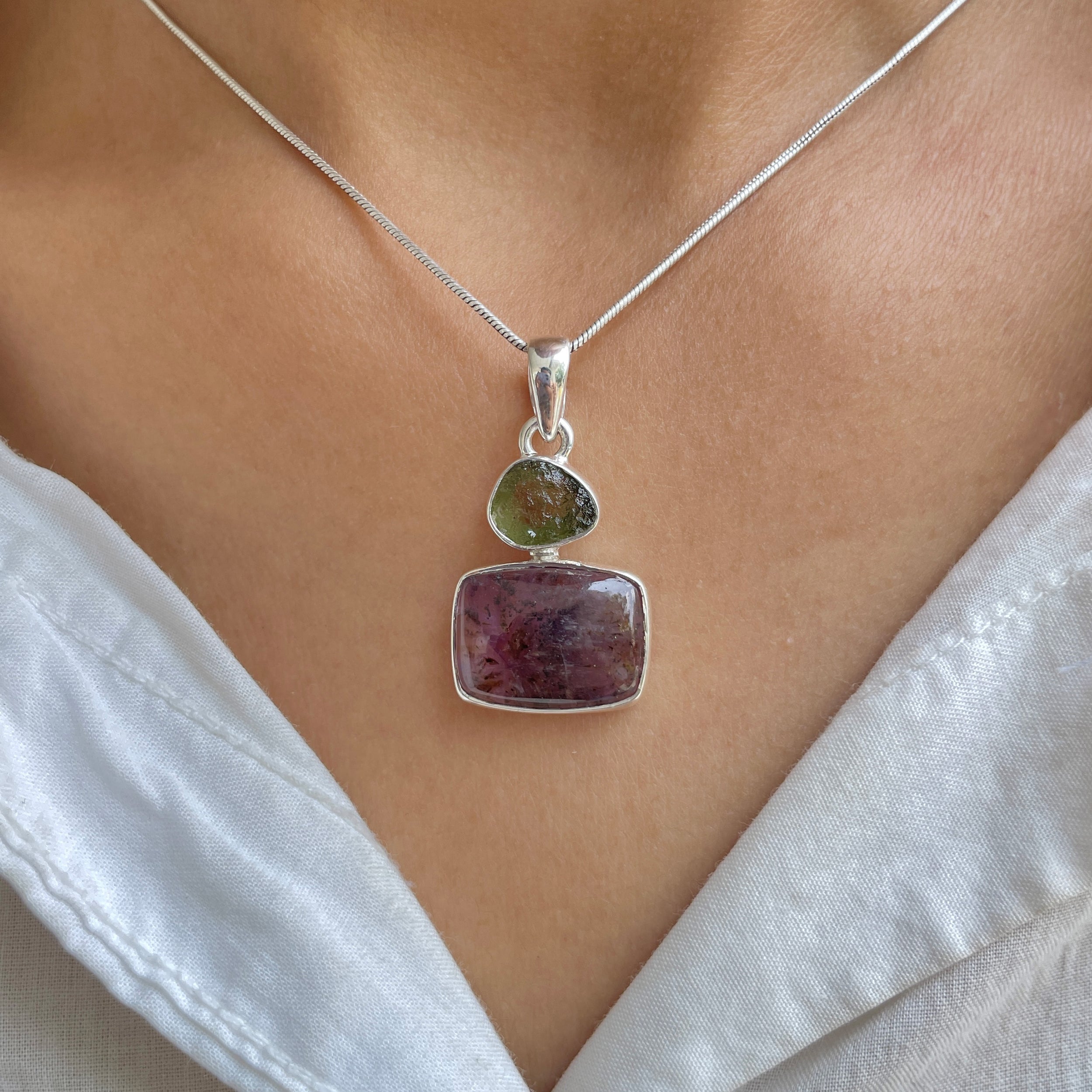 Cacoxenite Pendant-(CCOM-P-78.)