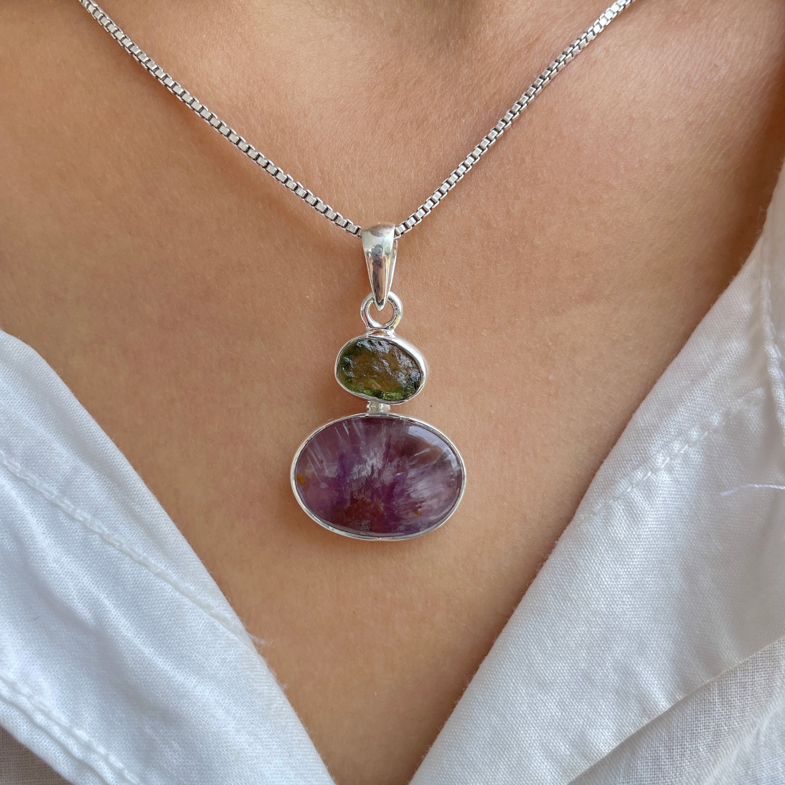 Cacoxenite Pendant-(CCOM-P-80.)