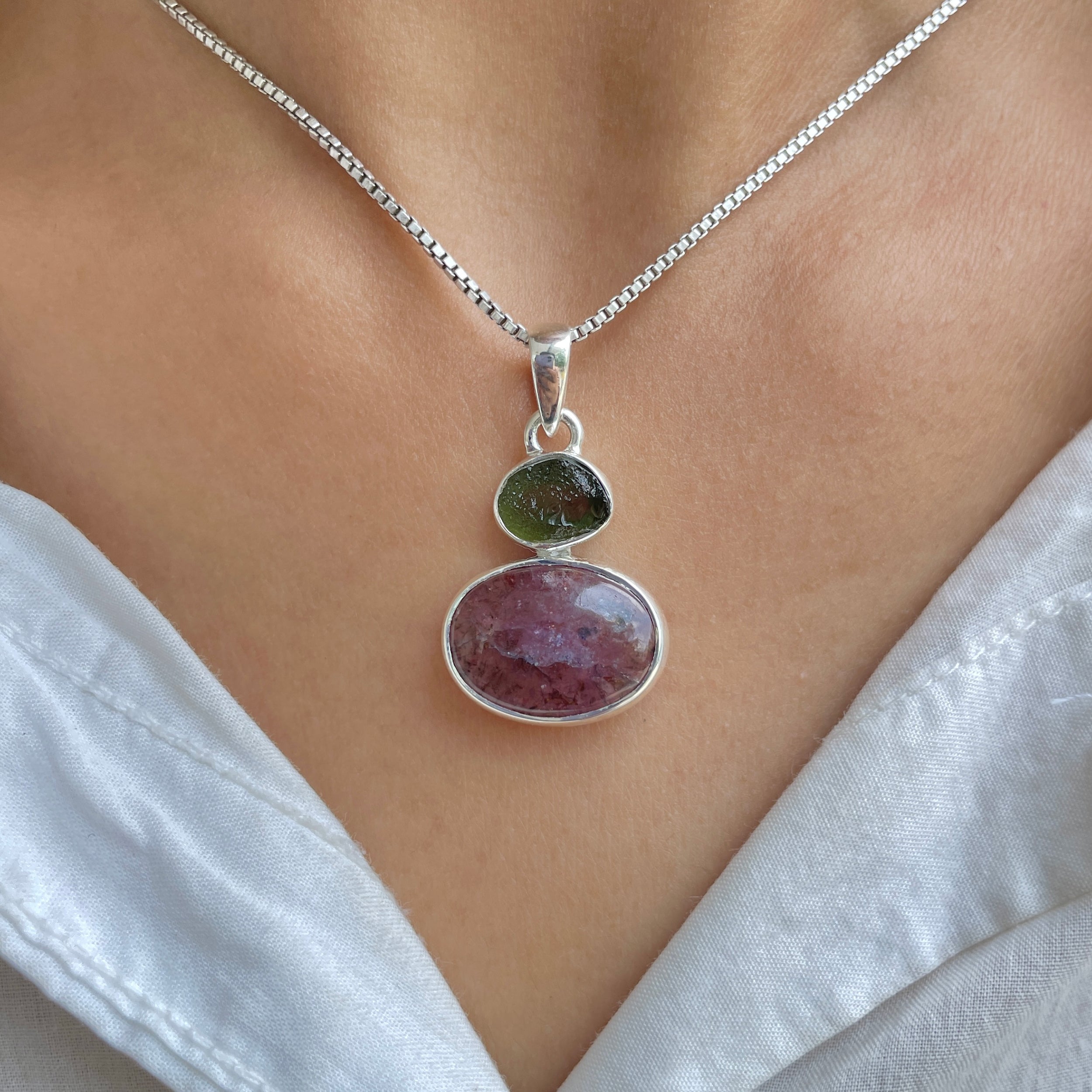 Cacoxenite Pendant-(CCOM-P-86.)