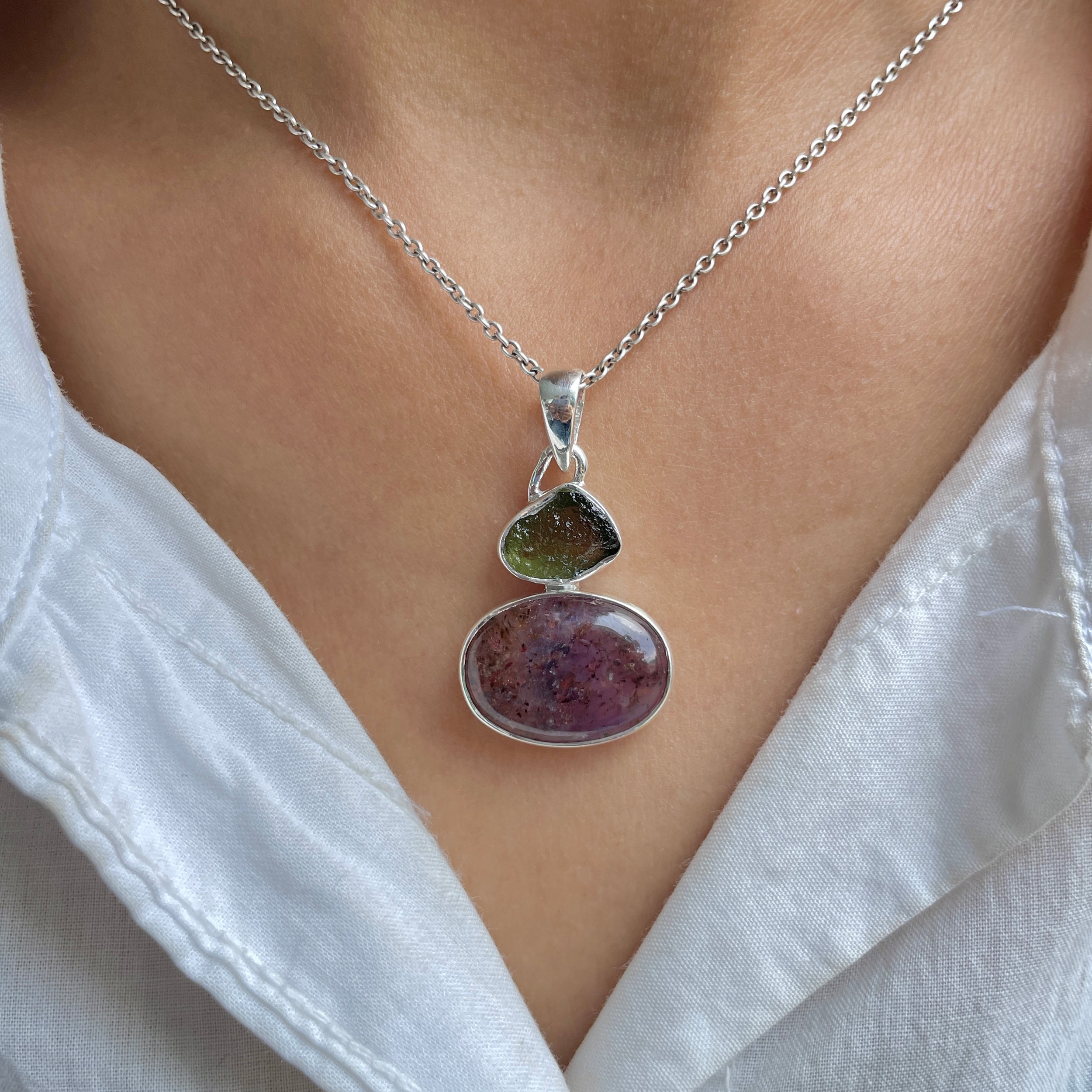 Cacoxenite Pendant-(CCOM-P-88.)