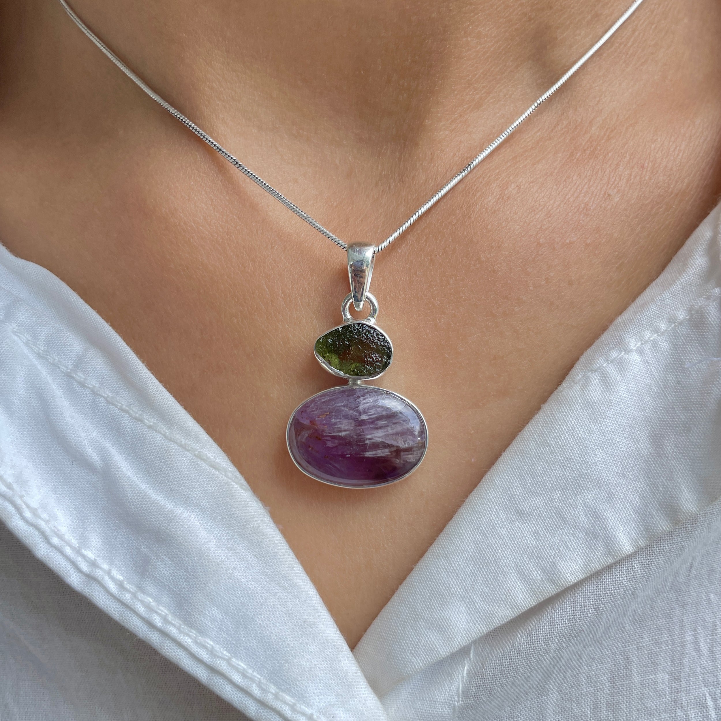 Cacoxenite Pendant-(CCOM-P-90.)