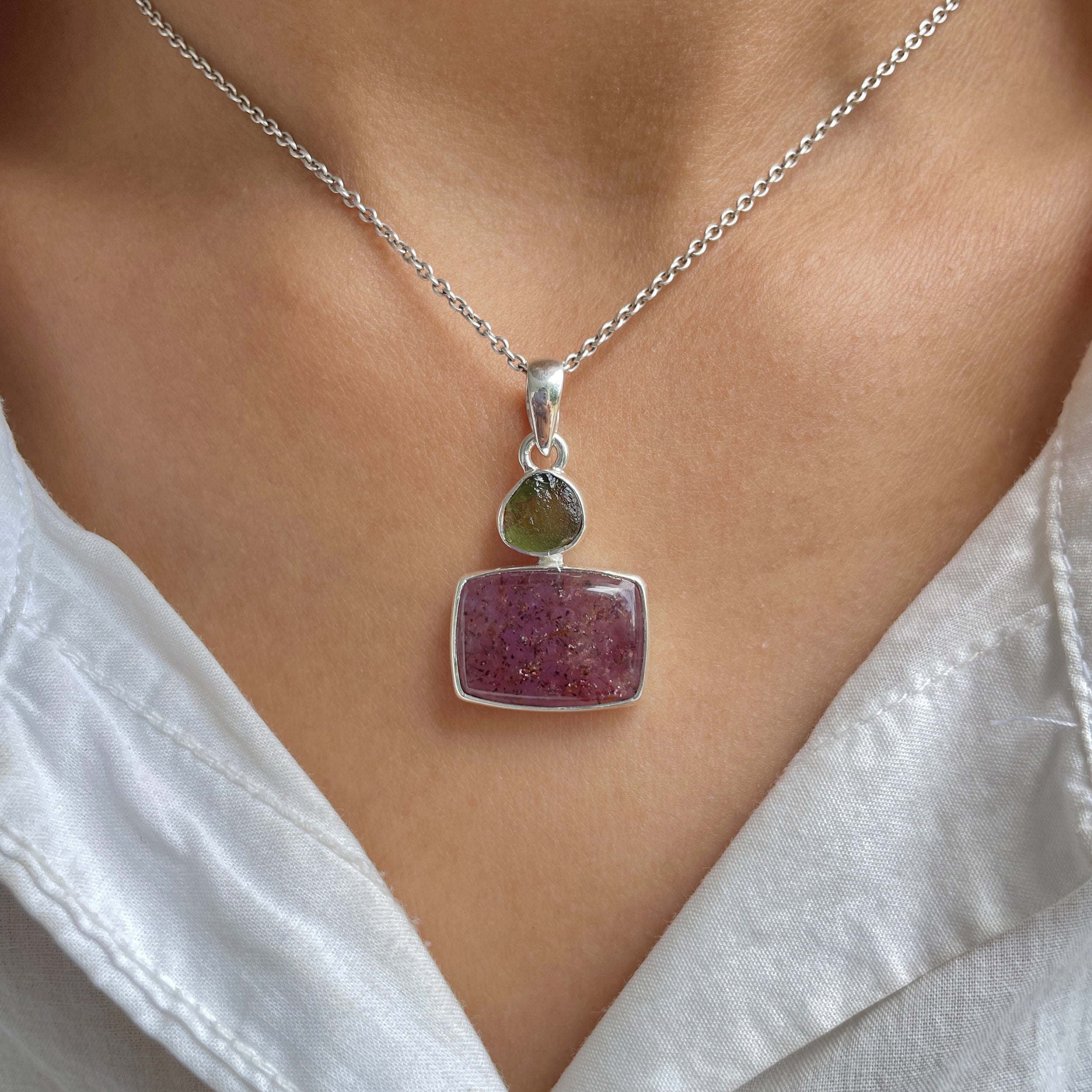 Cacoxenite Pendant-(CCOM-P-91.)